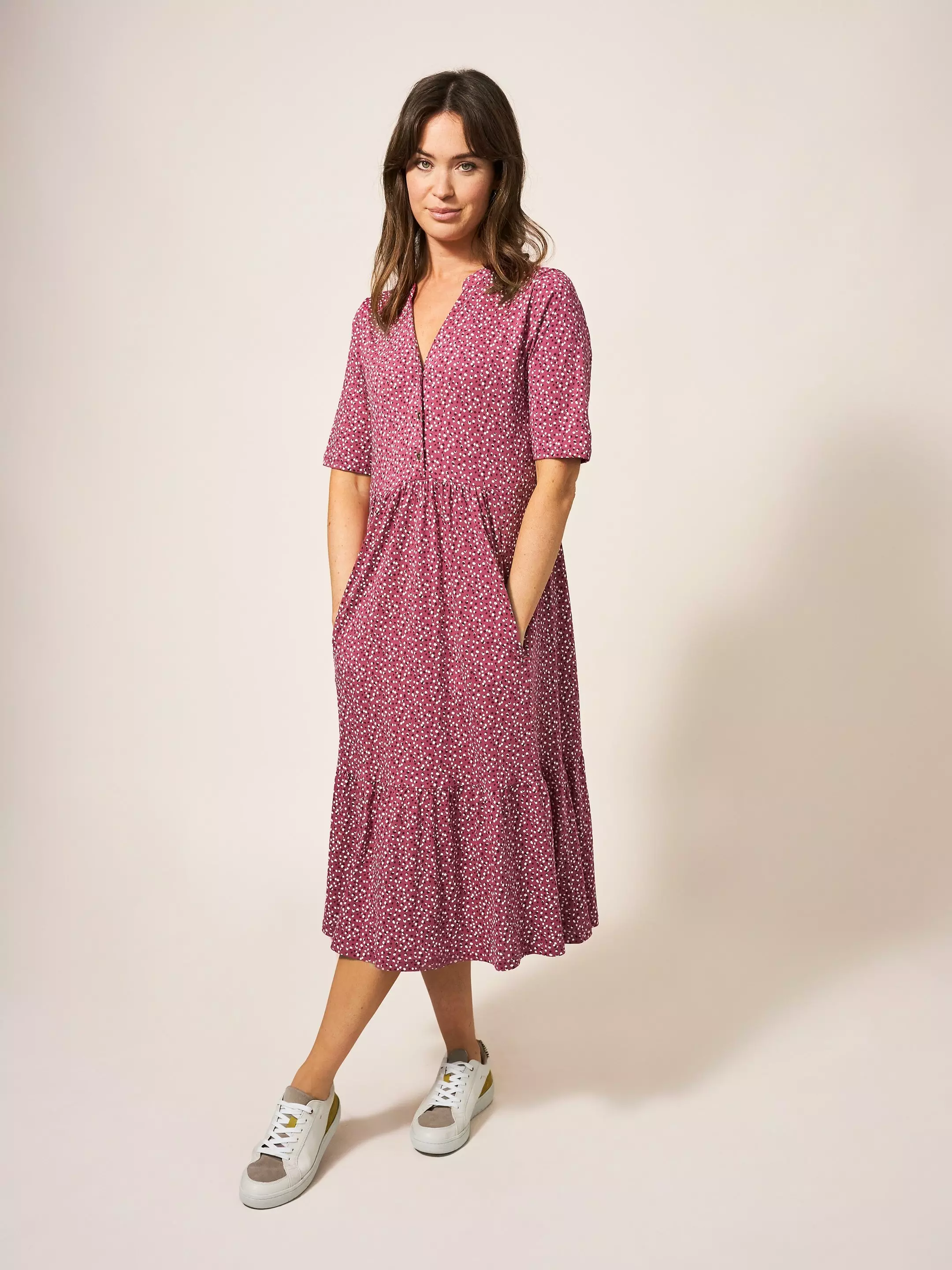 Naya Short Sleeve Jersey Dress 3 Naya Short Sleeve Jersey Dress