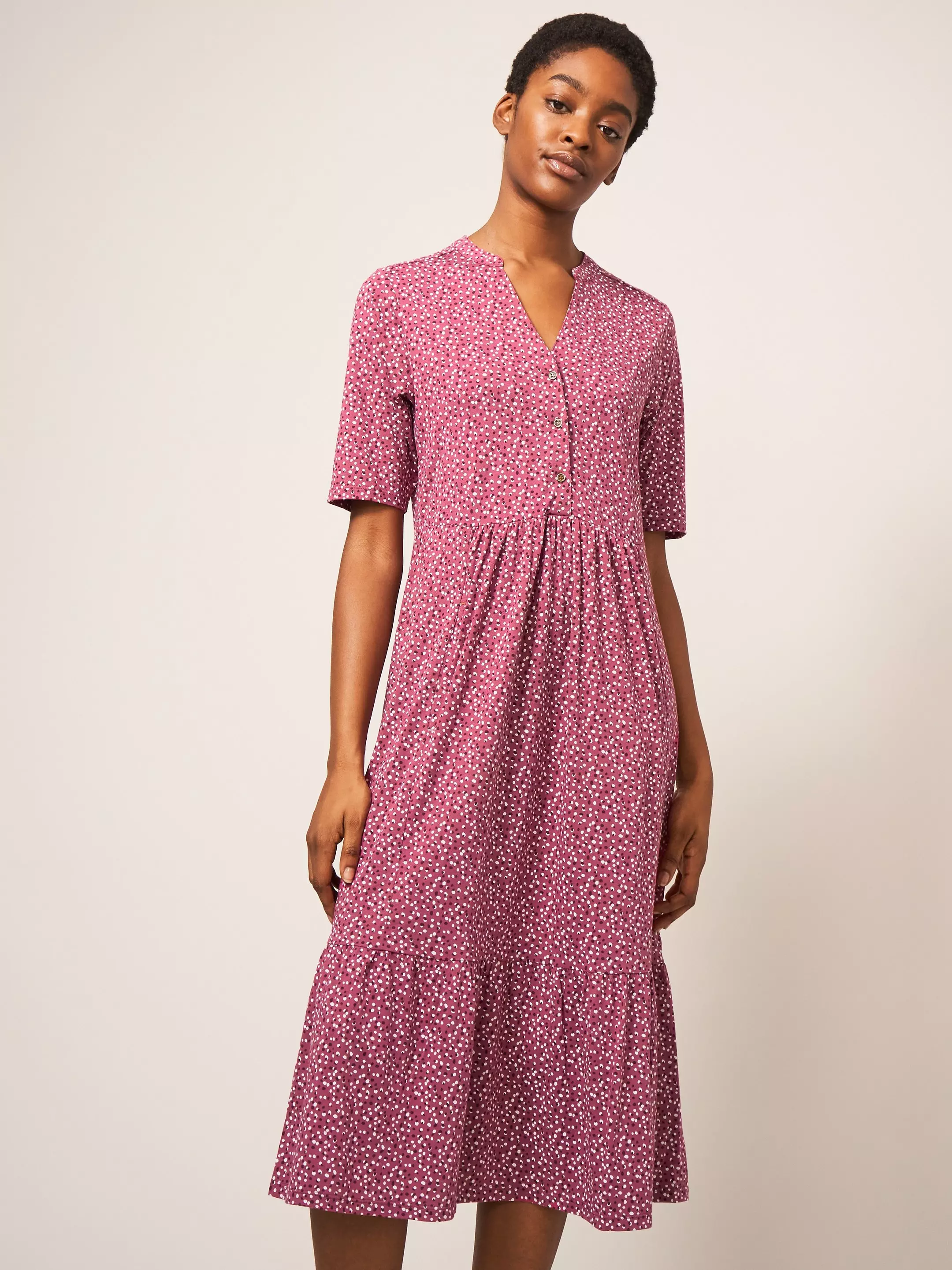 Naya Short Sleeve Jersey Dress 6 Naya Short Sleeve Jersey Dress