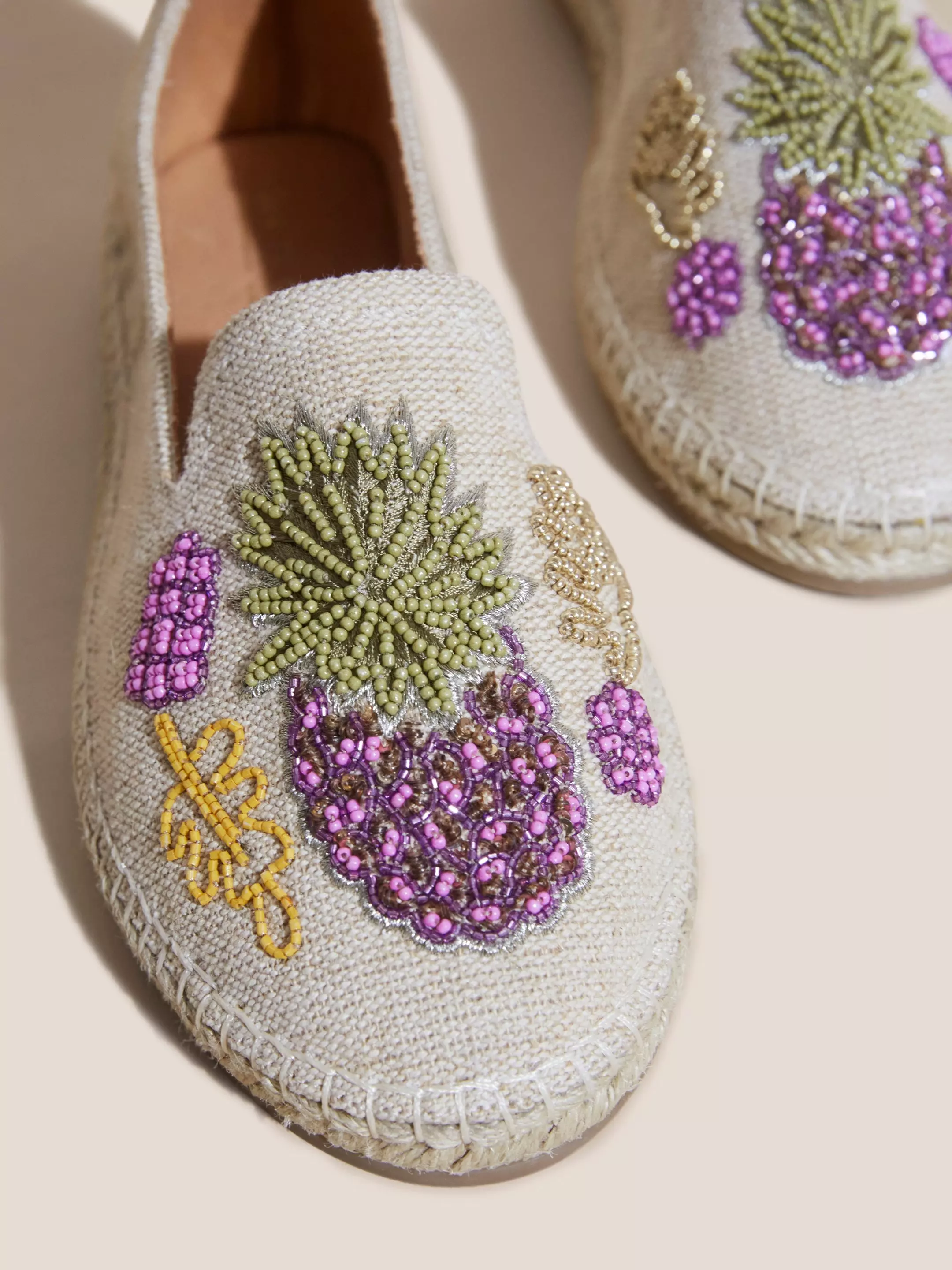 Beaded Pineapple Espadrille 4 Beaded Pineapple Espadrille