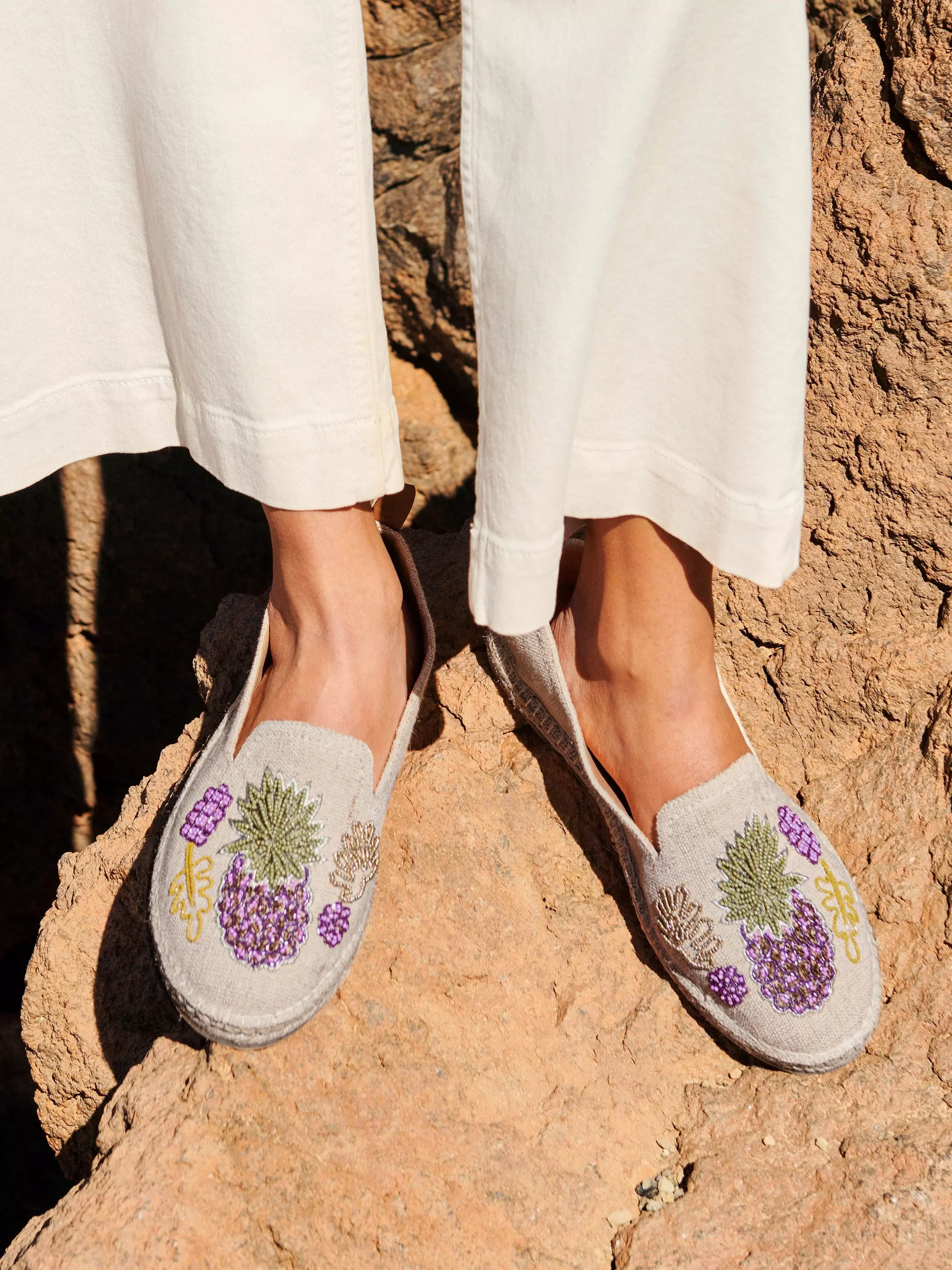 Beaded Pineapple Espadrille 6 Beaded Pineapple Espadrille