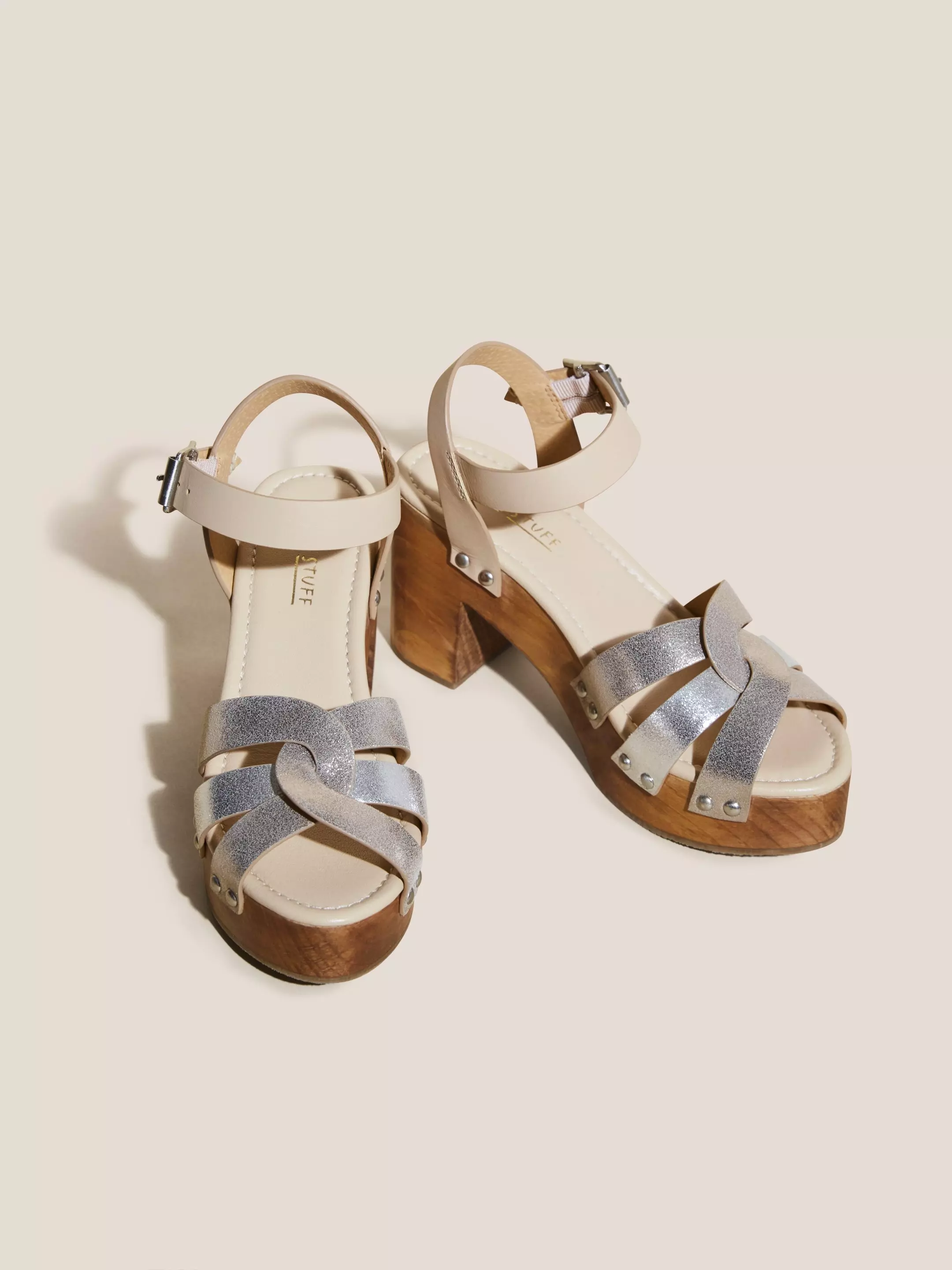 Twist Leather High Clog Sandal 3 Twist Leather High Clog Sandal