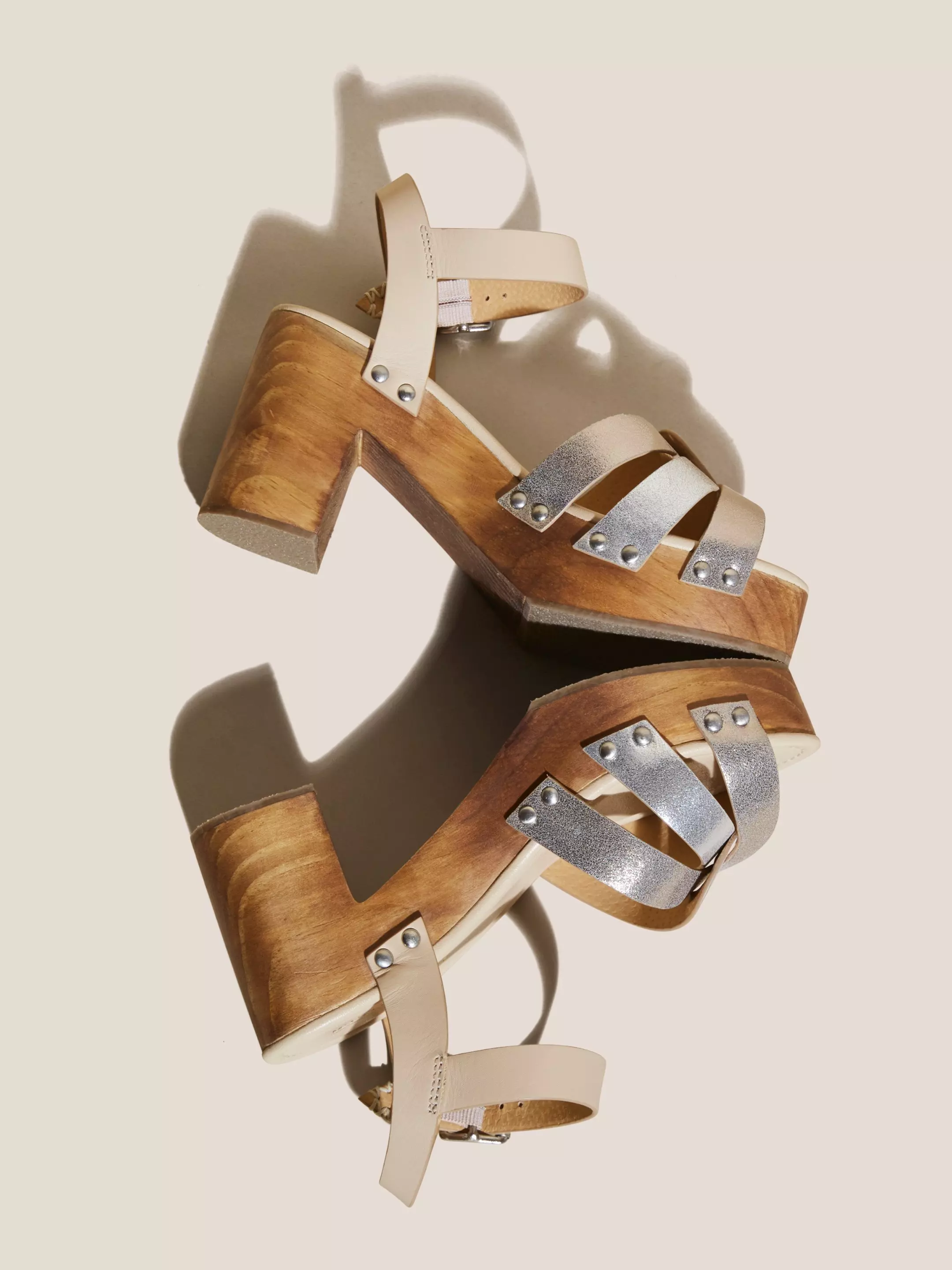 Twist Leather High Clog Sandal 4 Twist Leather High Clog Sandal