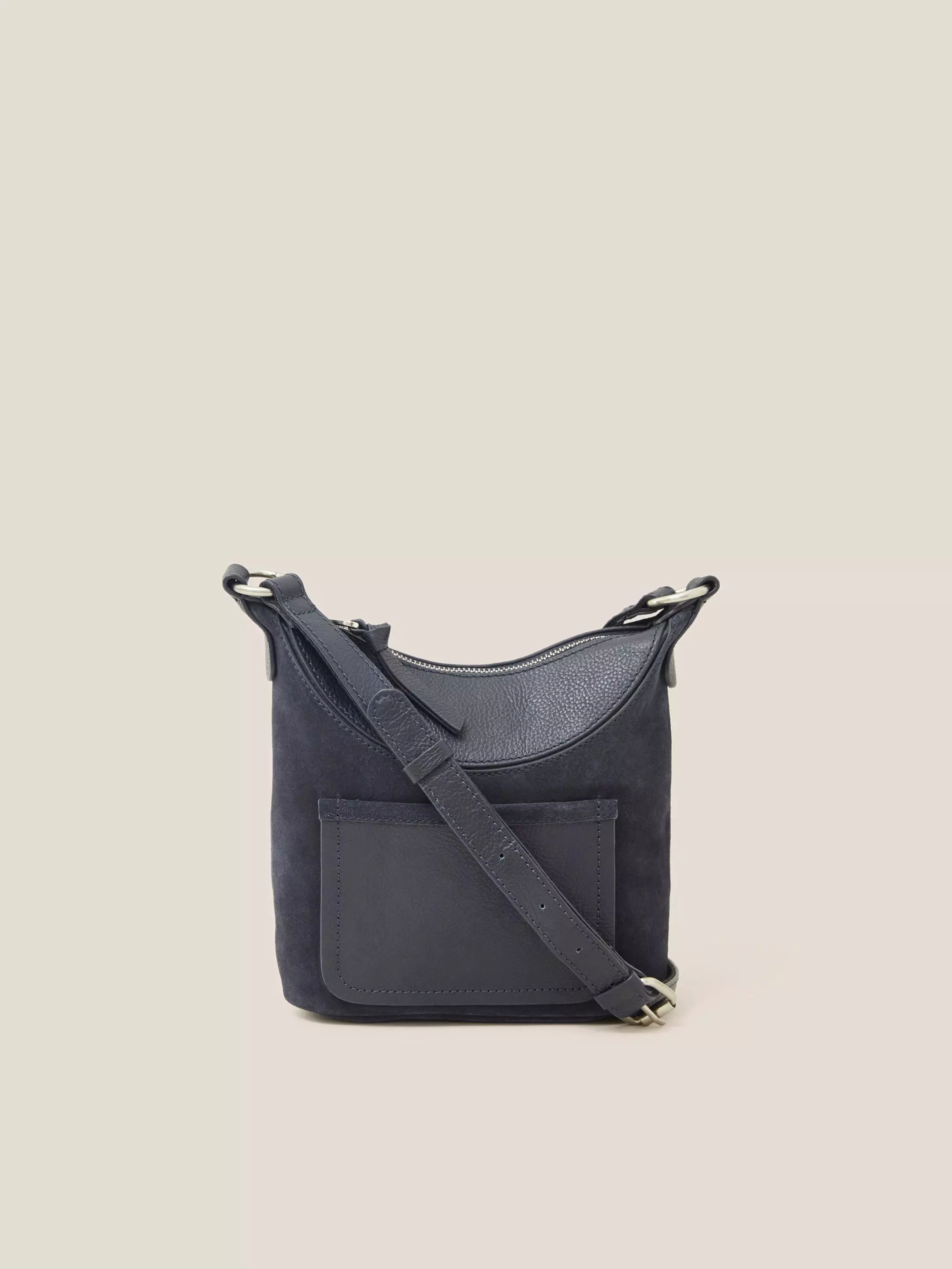 Mini Fleur Suede Crossbody