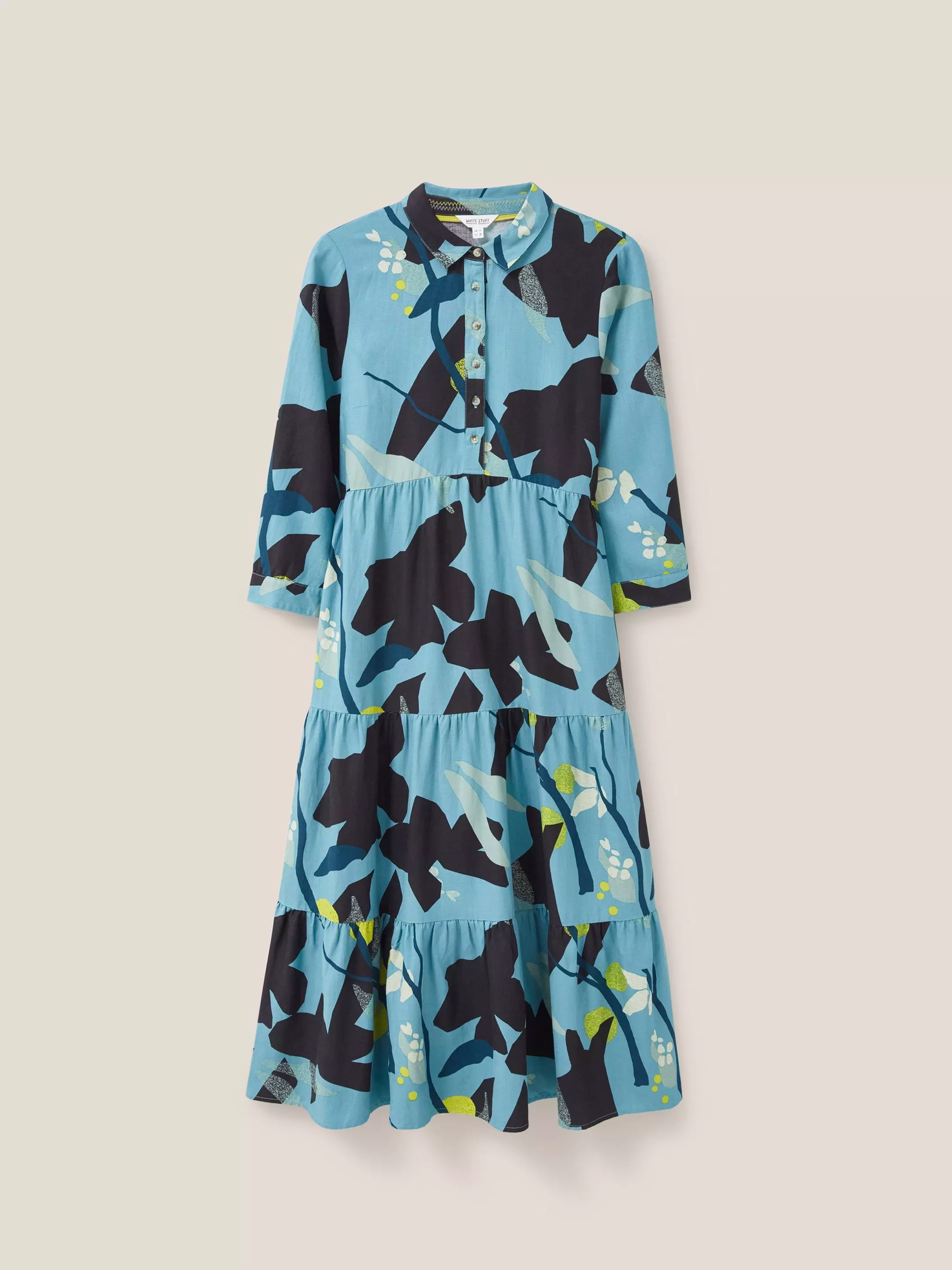 Maya Tiered Shirt Dress 6 Maya Tiered Shirt Dress