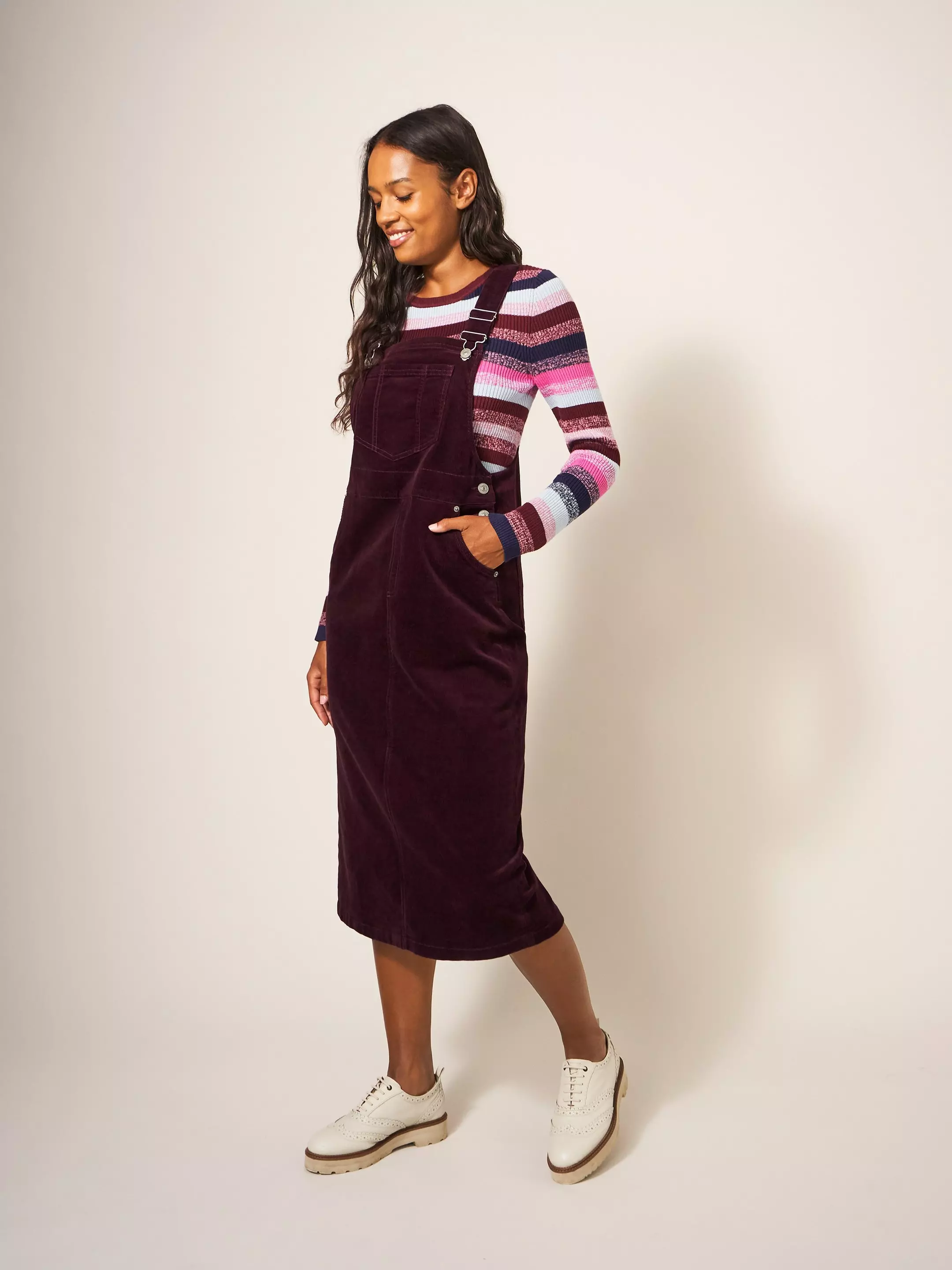 Emmie Organic Cord Pinafore 4 Emmie Organic Cord Pinafore