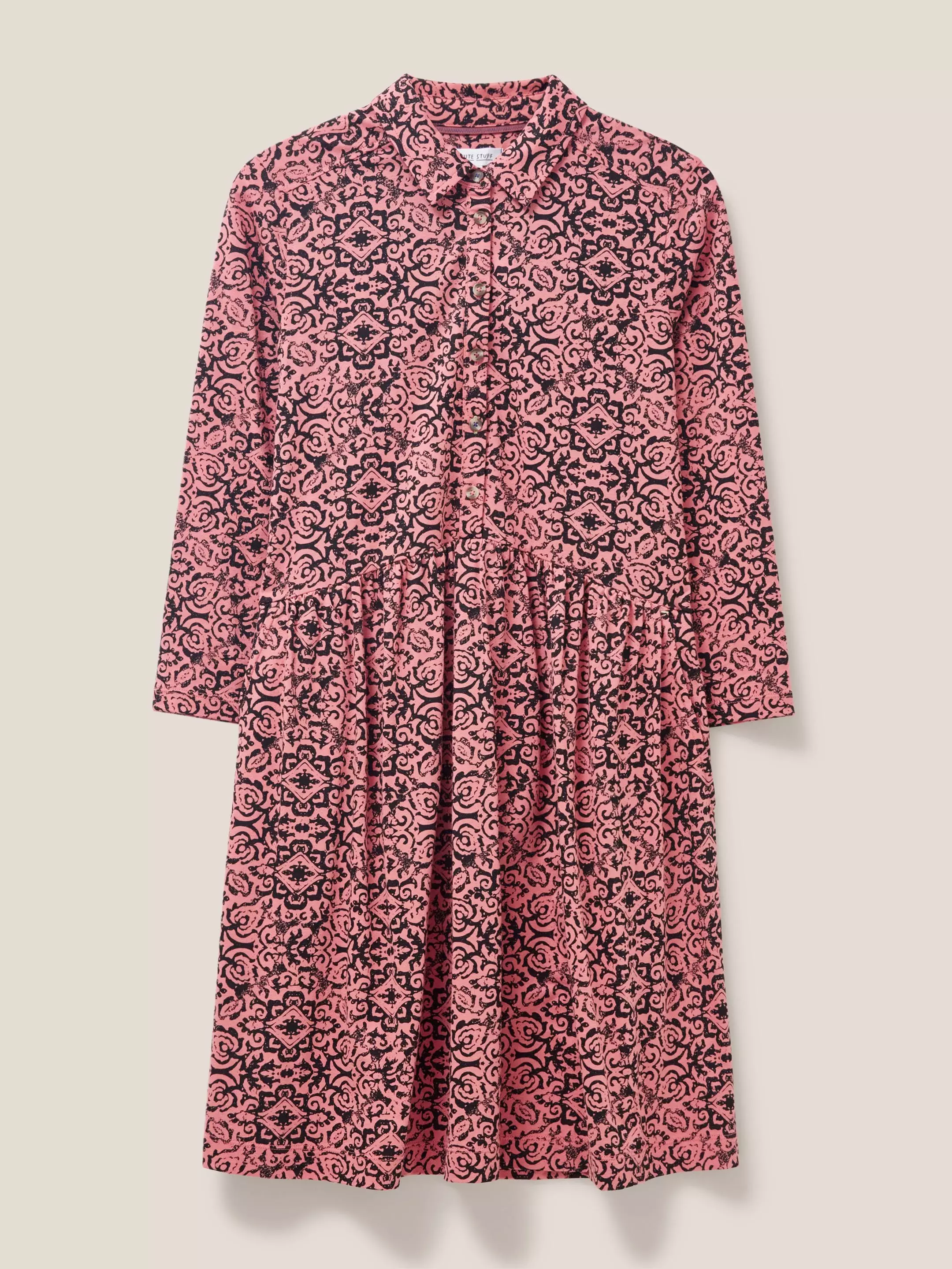 Everly Jersey Cotton Shirt Dress 7 Everly Jersey Cotton Shirt Dress