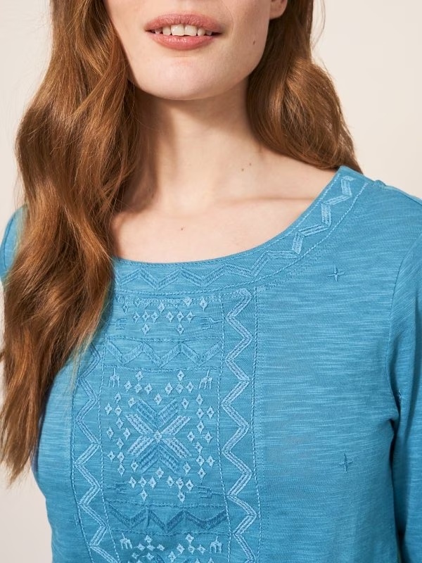 LONG SLEEVE EMBROIDERED WEAVER 4 LONG SLEEVE EMBROIDERED WEAVER