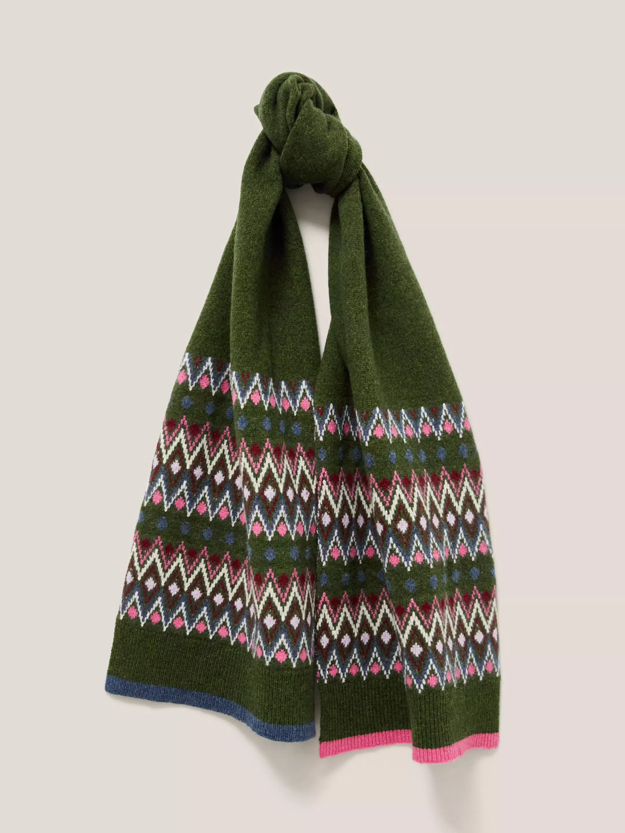 Fairisle Lambswool Scarf