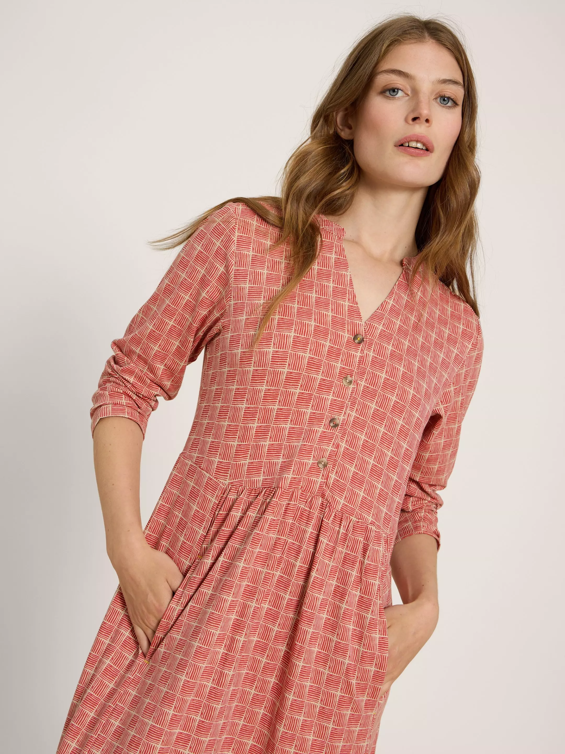 Naya Printed Jersey Dress 3 Naya Printed Jersey Dress