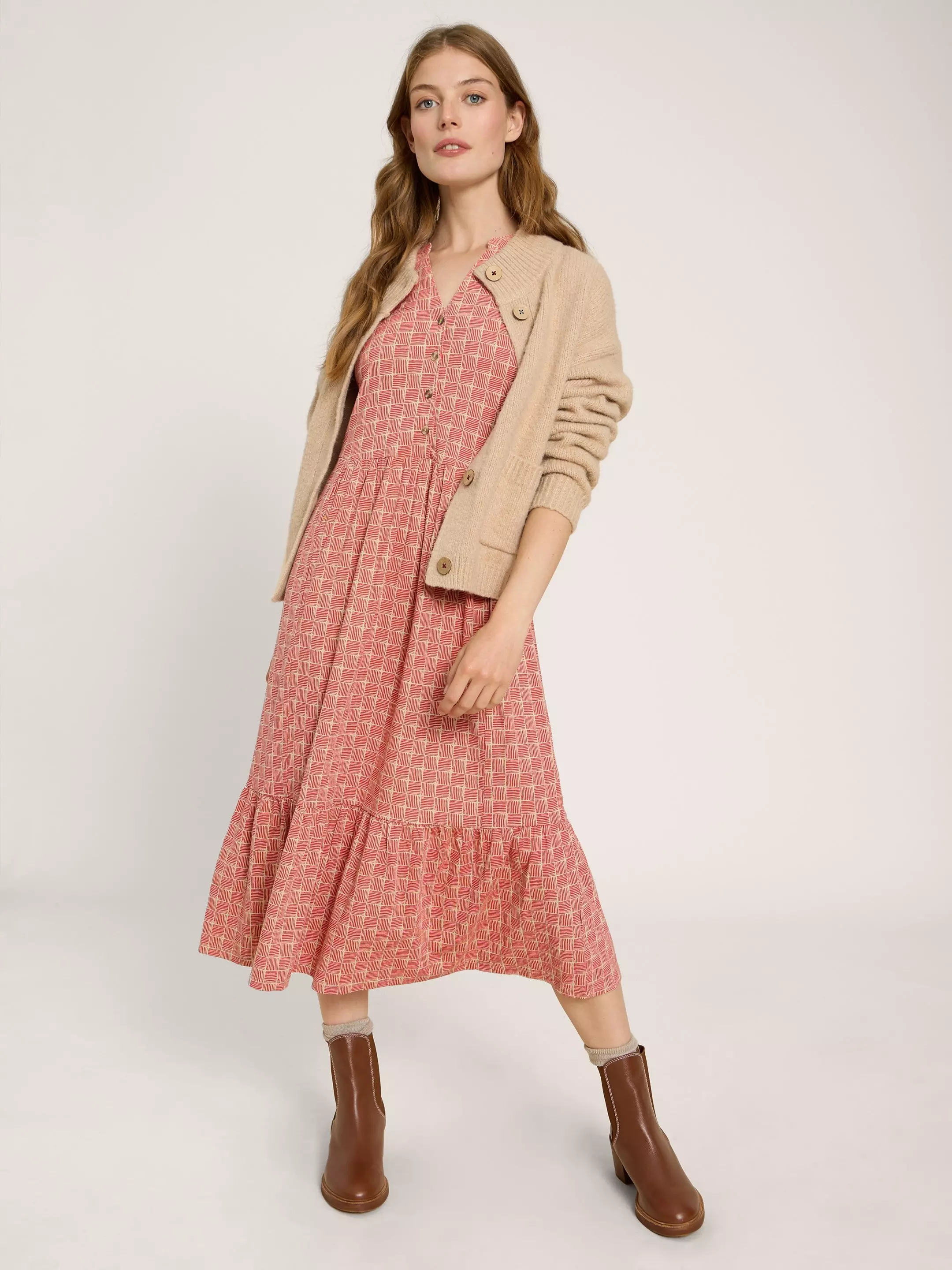 Naya Printed Jersey Dress 4 Naya Printed Jersey Dress