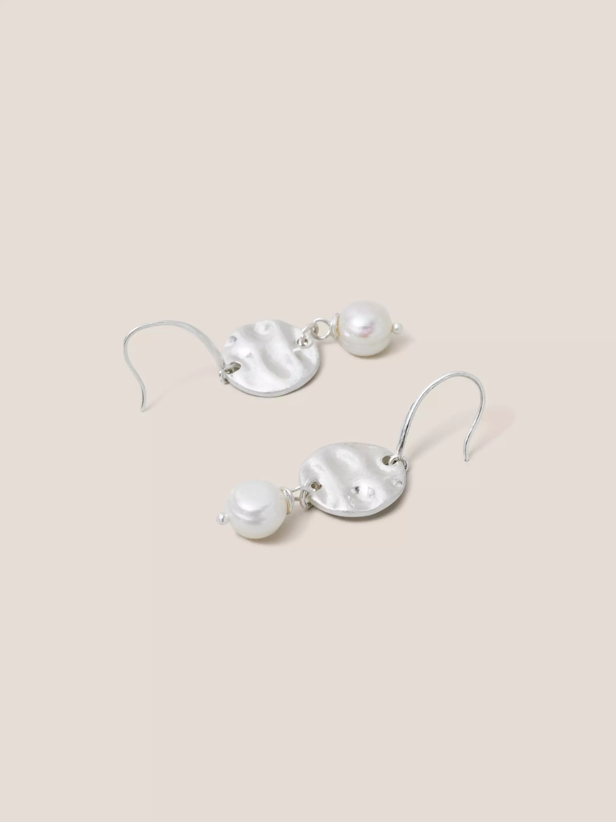 Silver Plated Pearl Earrings 3 Silver Plated Pearl Earrings