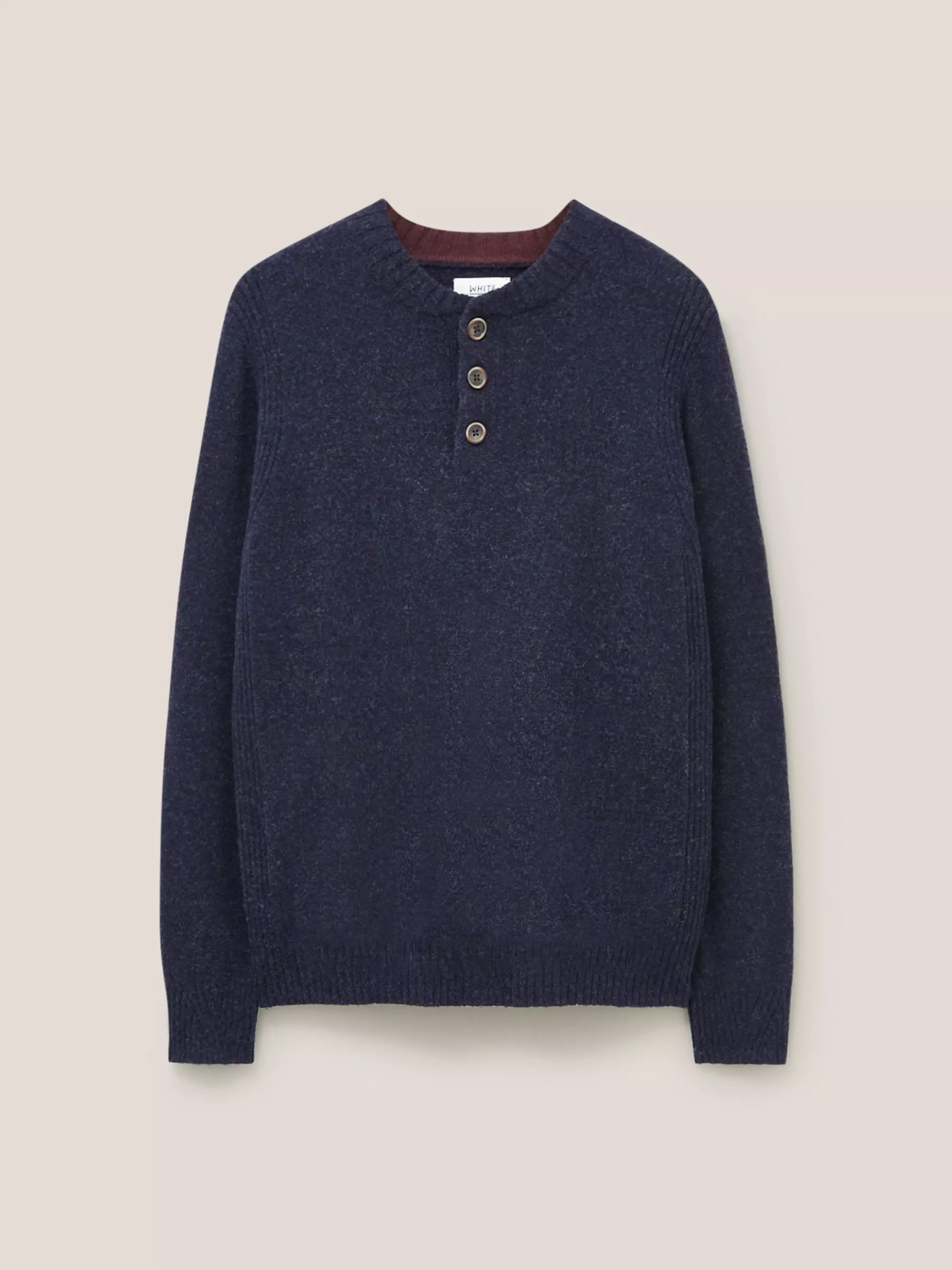 Lambswool Long Sleeve Henley 6 Lambswool Long Sleeve Henley