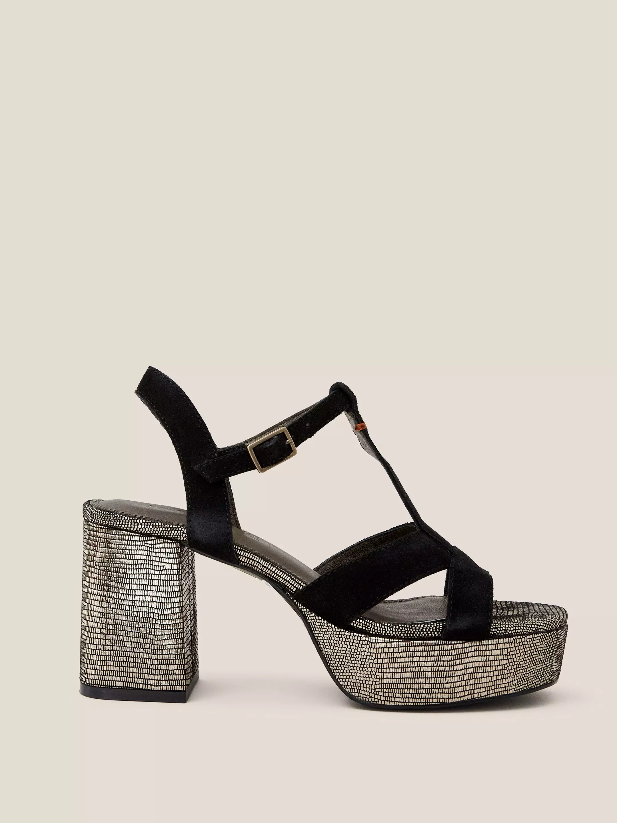 Elsa Suede Heeled Sandal