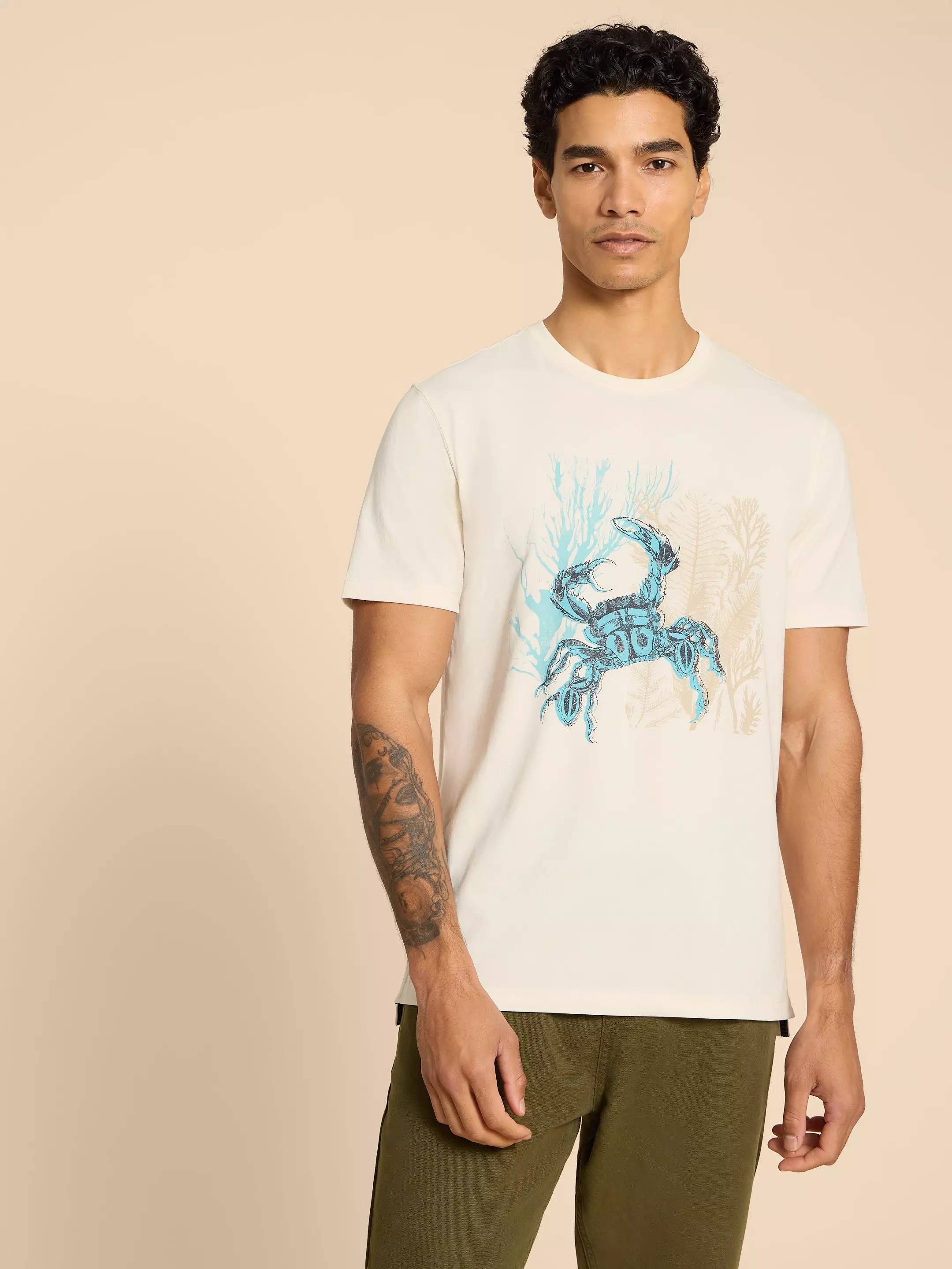Crab Graphic Tee 3 Crab Graphic Tee