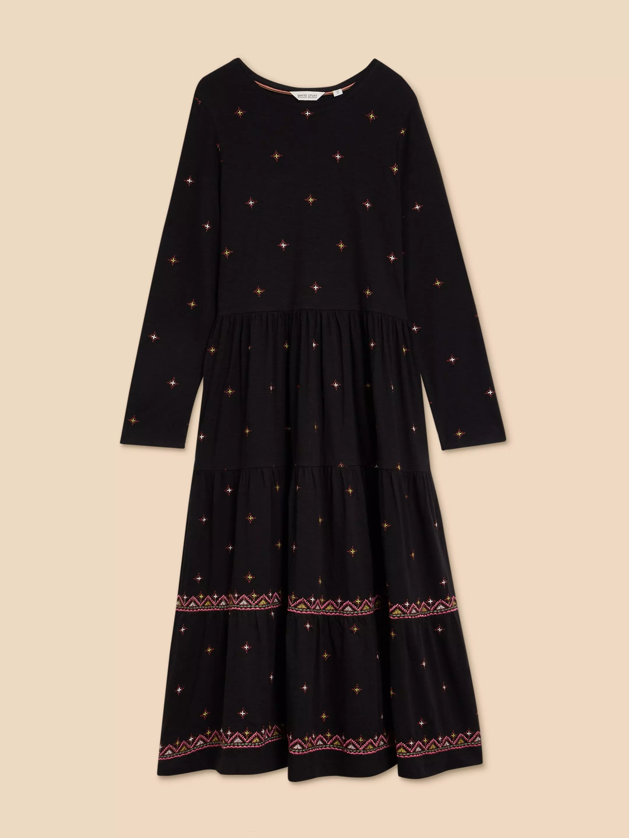 Poppy Embroidered Jersey Dress 6 Poppy Embroidered Jersey Dress