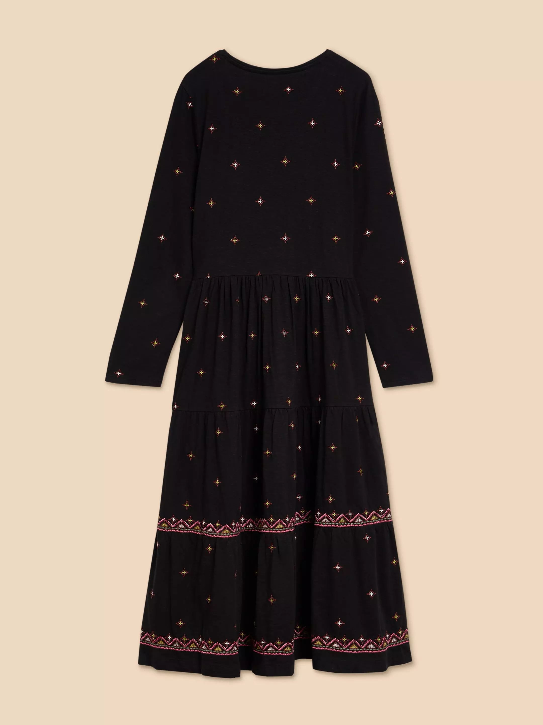 Poppy Embroidered Jersey Dress 8 Poppy Embroidered Jersey Dress