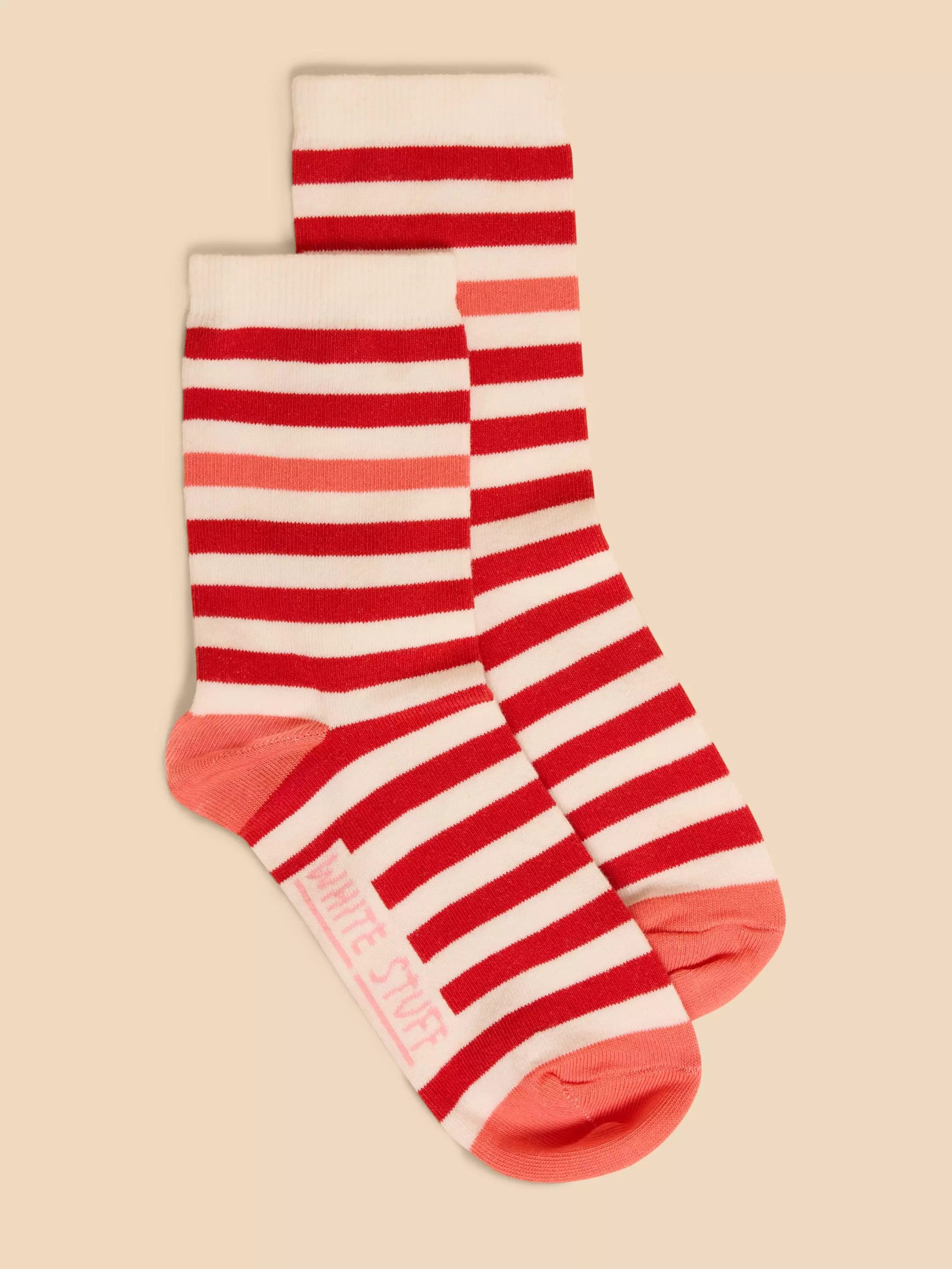 Stripe Patterned Ankle Socks
