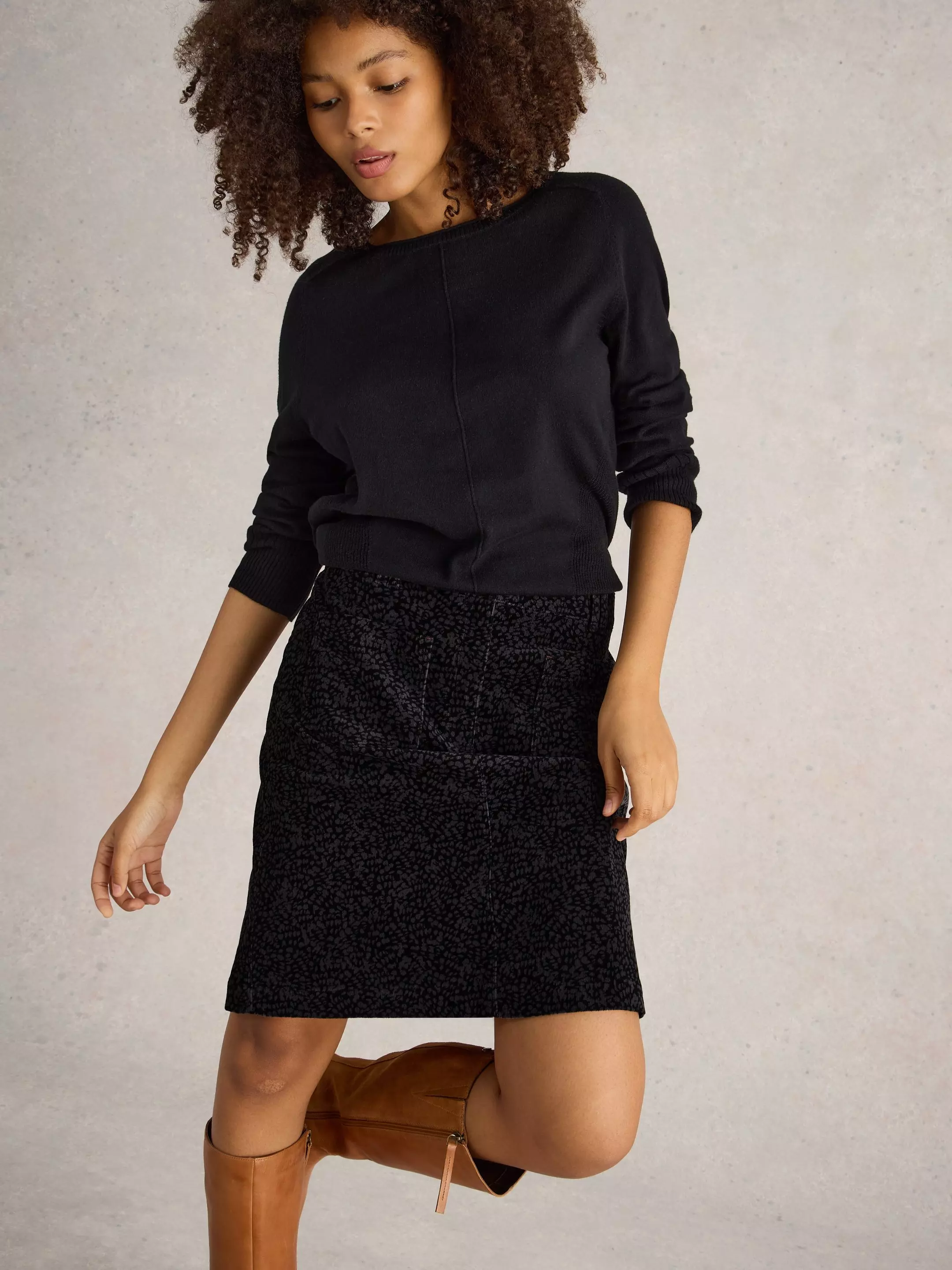 Melody Organic Cord Skirt