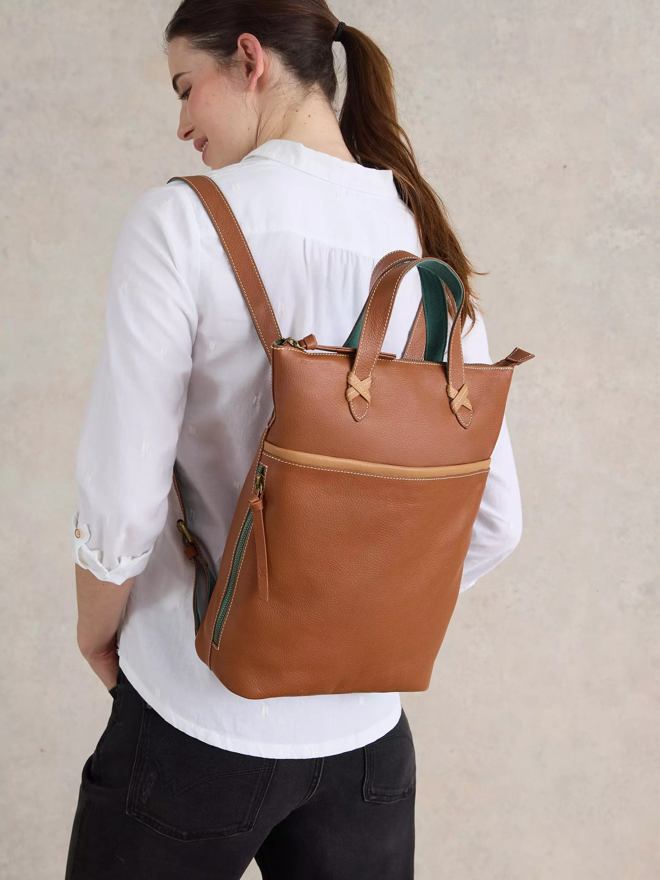 Leather Convertible Backpack 3 Leather Convertible Backpack