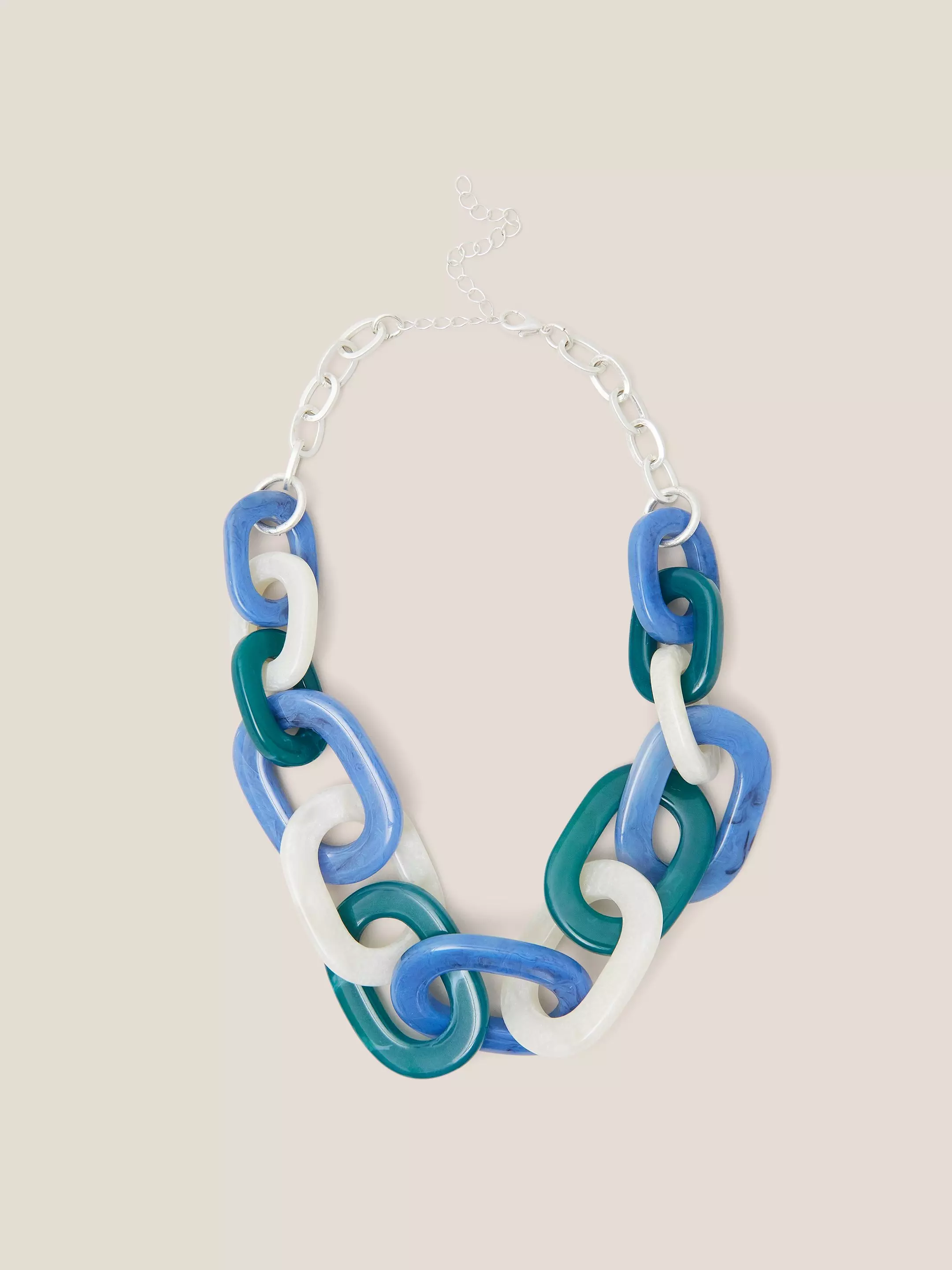Zalie Resin Chain Necklace