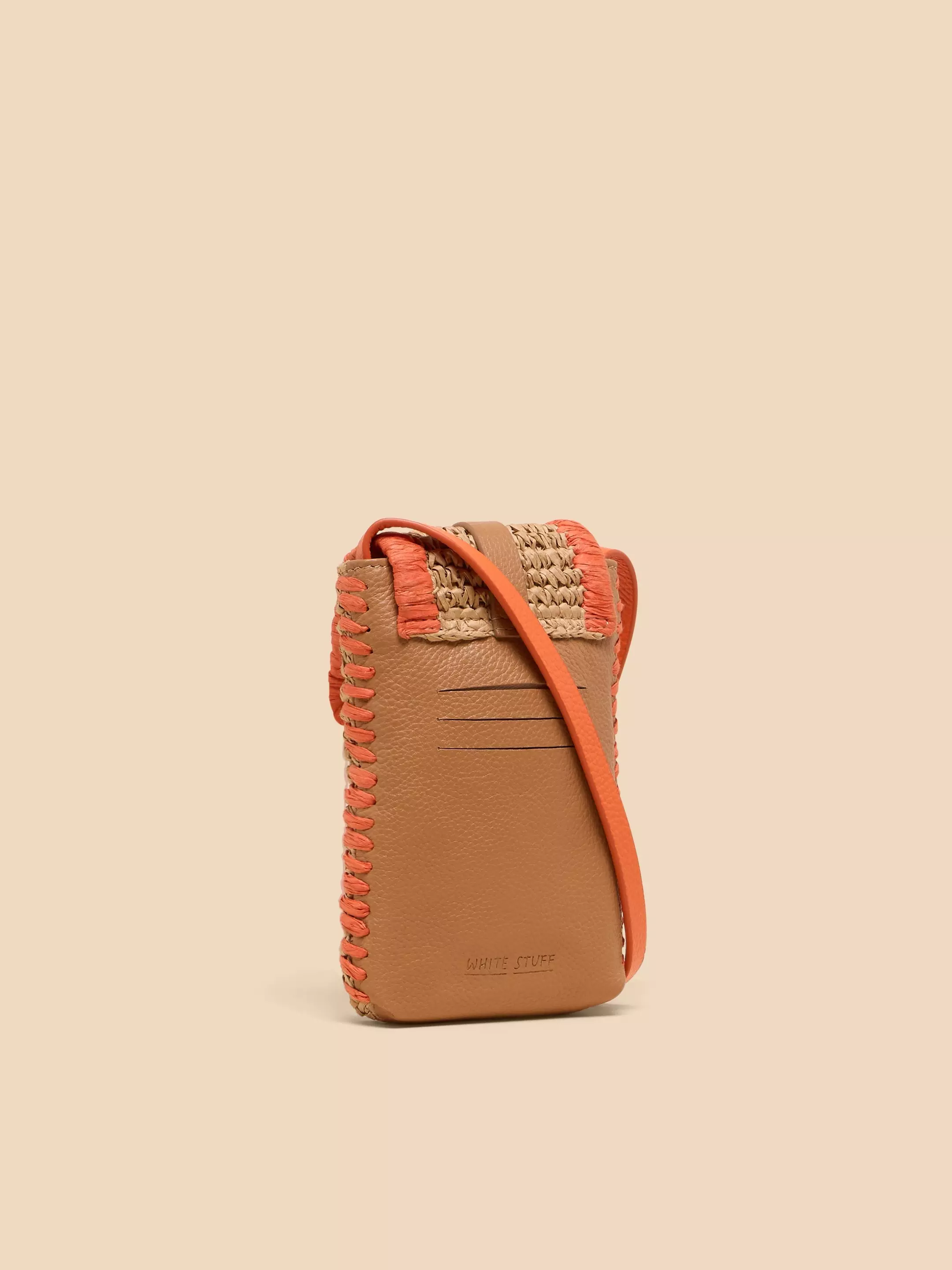 Clara Buckle Raffia Phone Bag 6 Clara Buckle Raffia Phone Bag