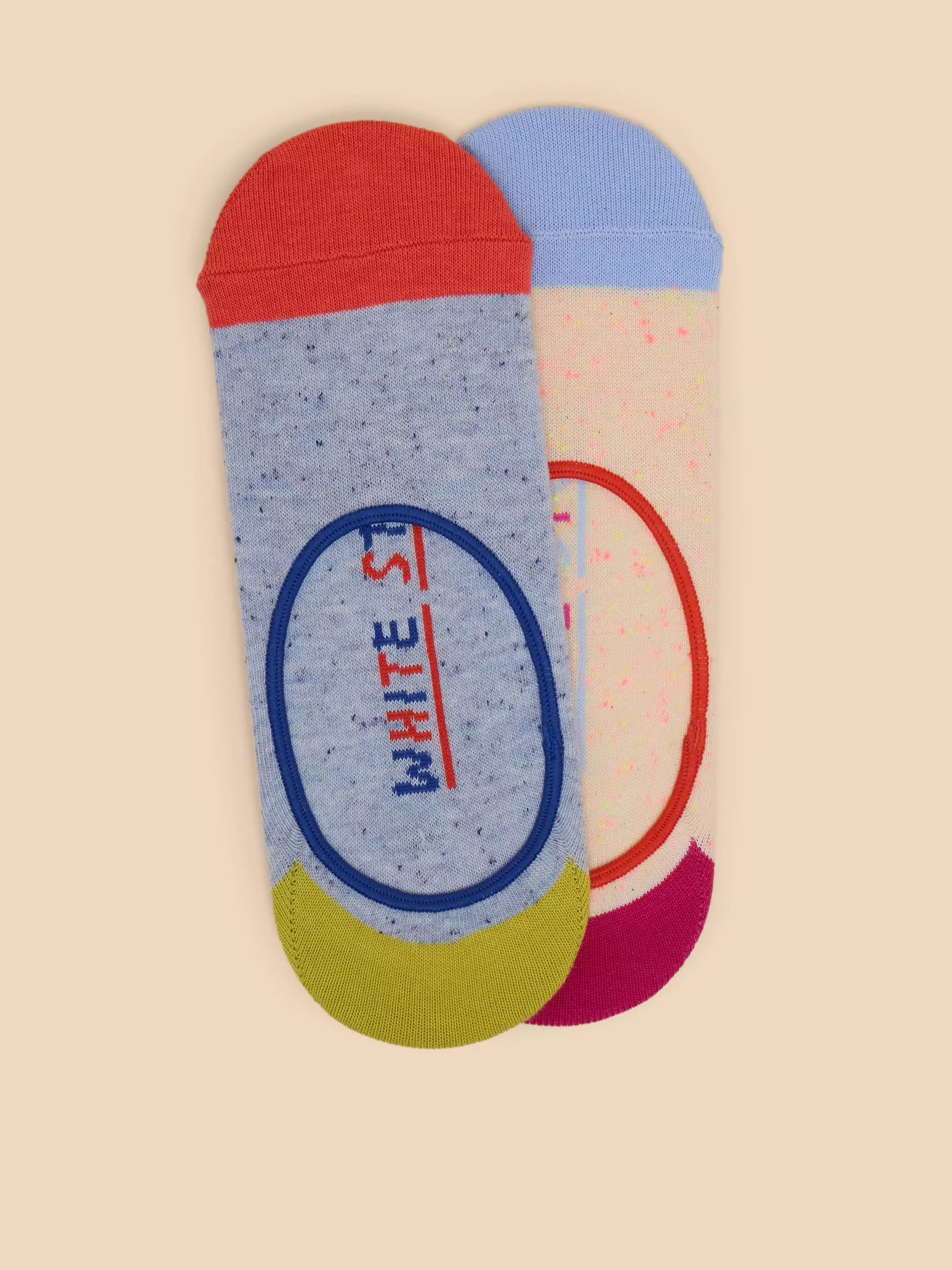 2 Pack Nep No Show Socks