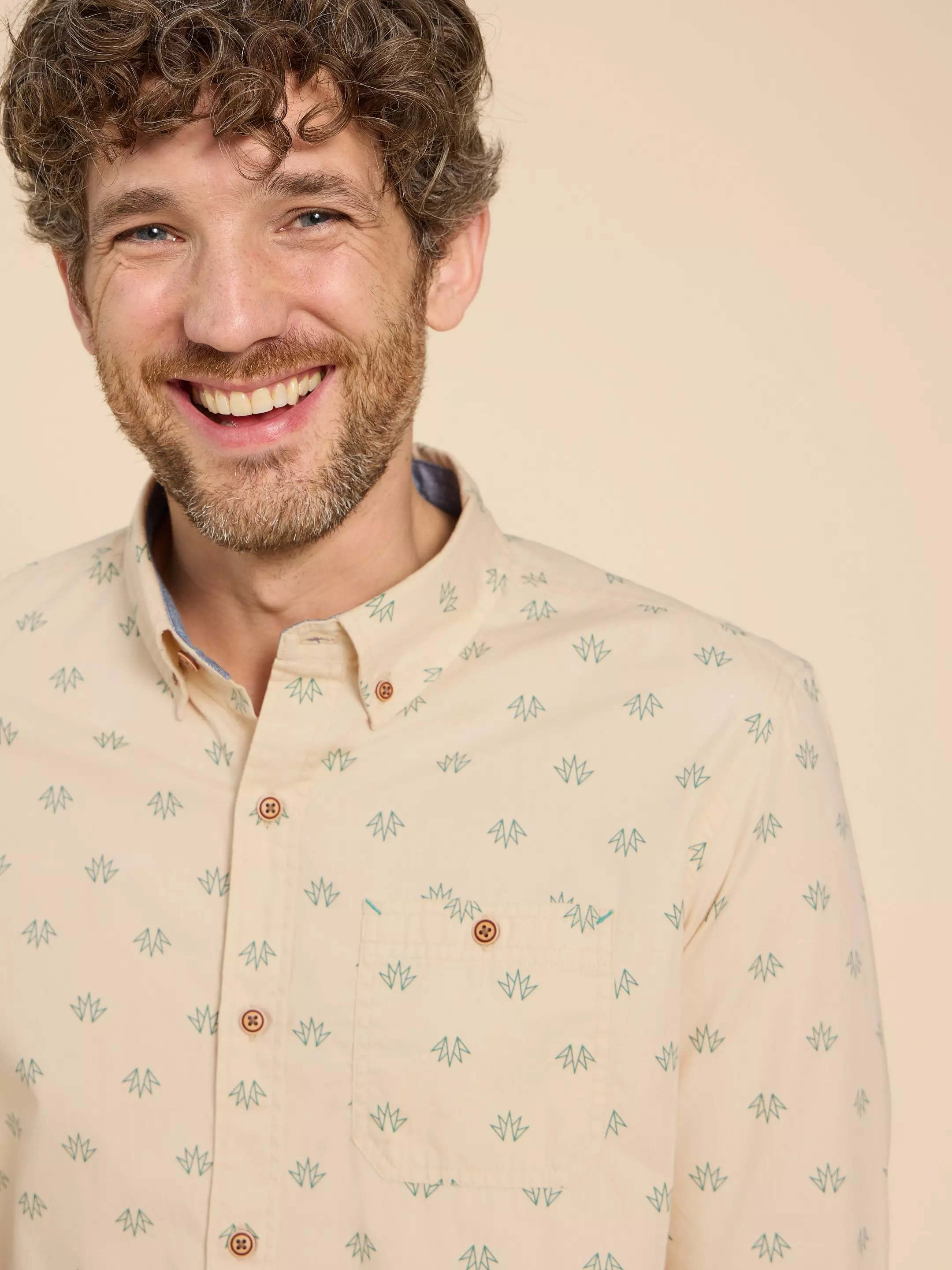 Printed Leaf Shirt 4 Printed Leaf Shirt