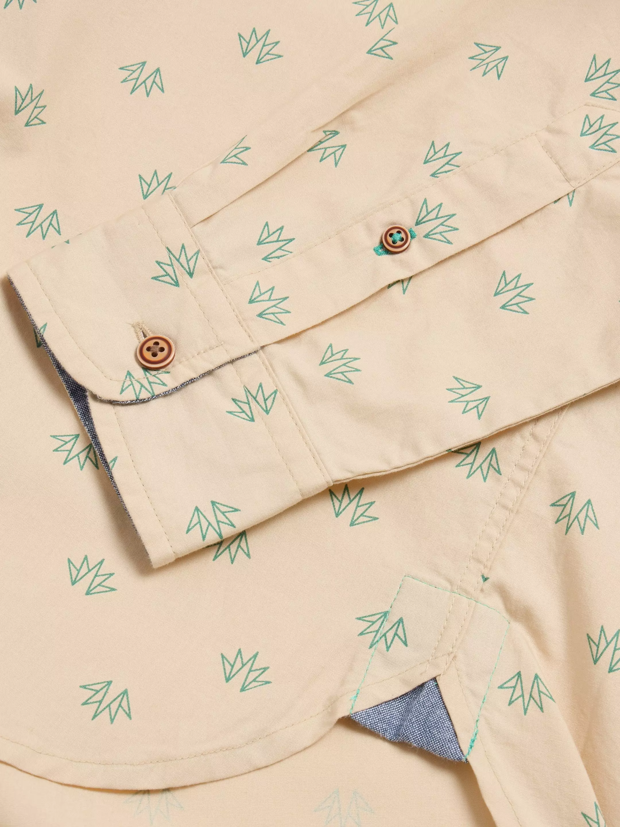 Printed Leaf Shirt 7 Printed Leaf Shirt