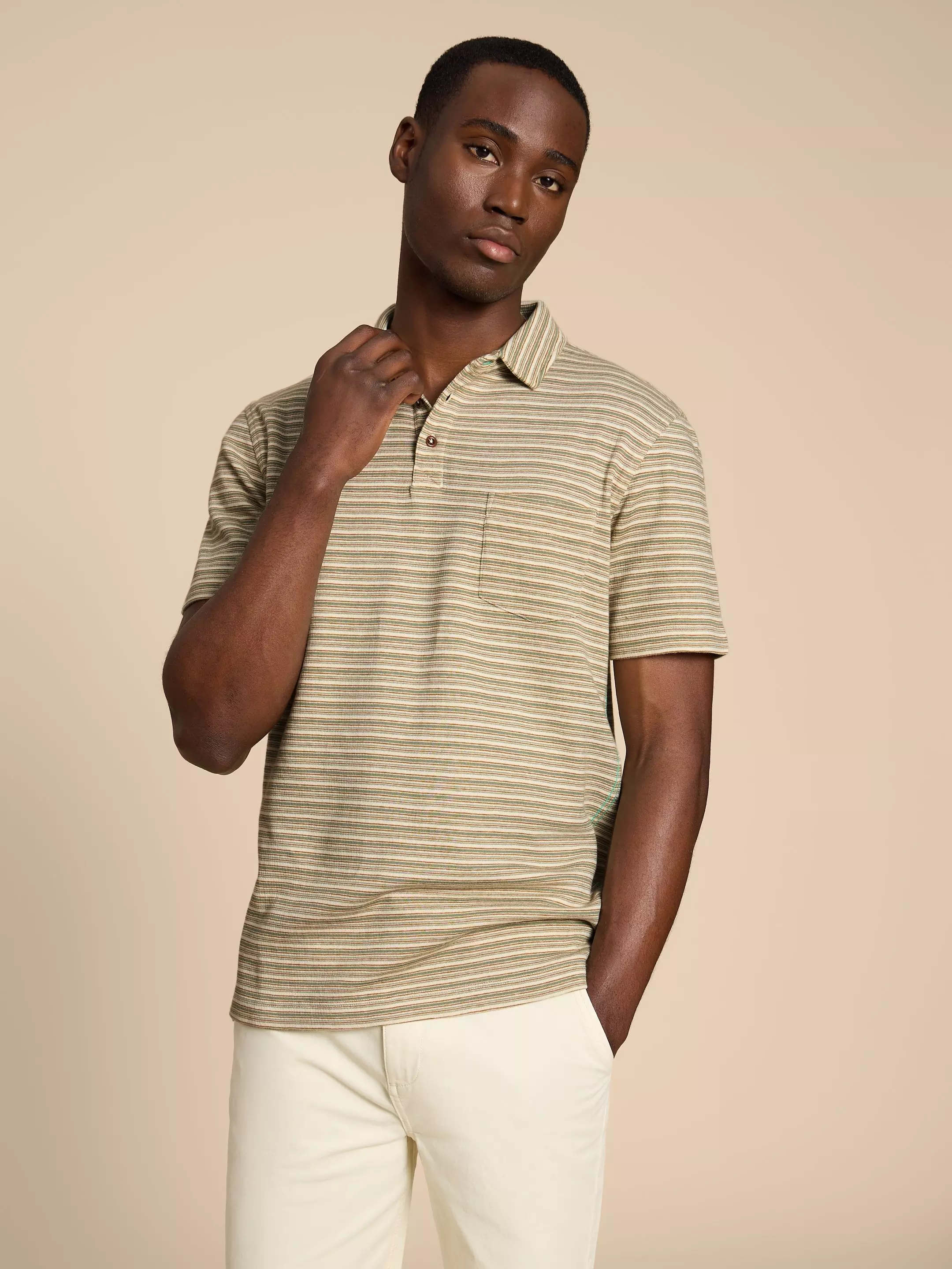 Grange Stripe Polo