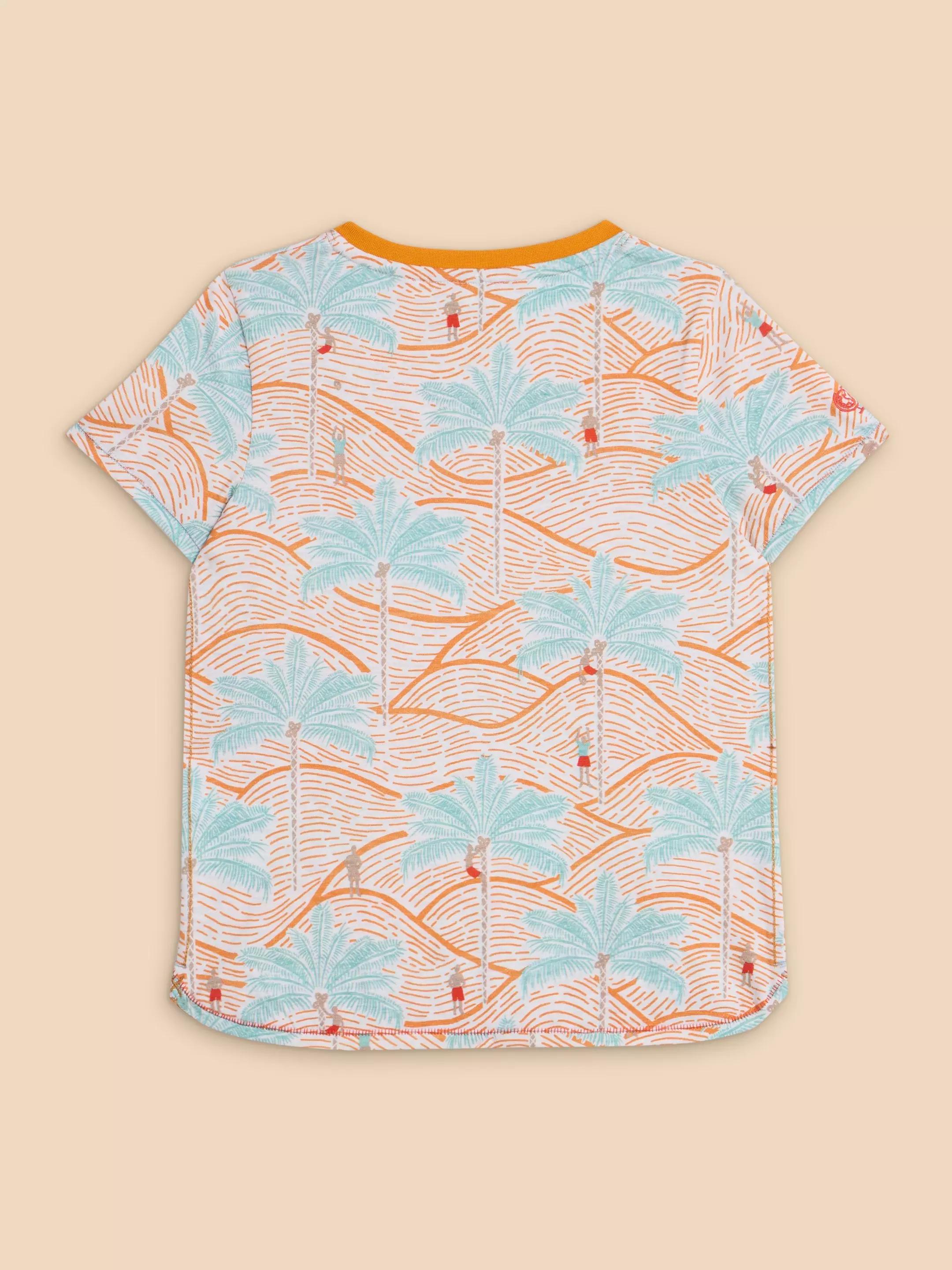Palm Tree Printed SS Tee 4 Palm Tree Printed SS Tee