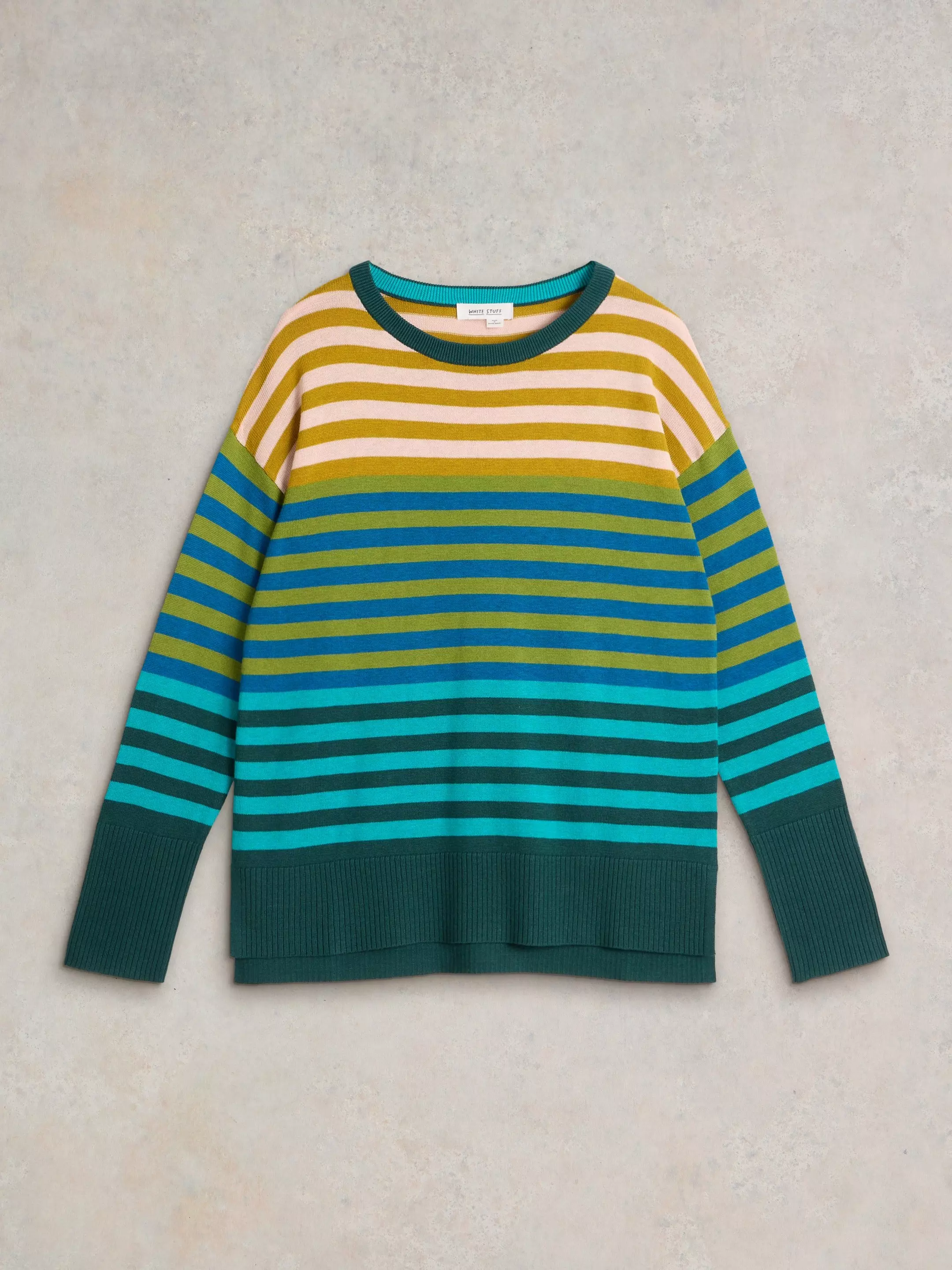 OLIVE STRIPED JUMPER 6 OLIVE STRIPED JUMPER