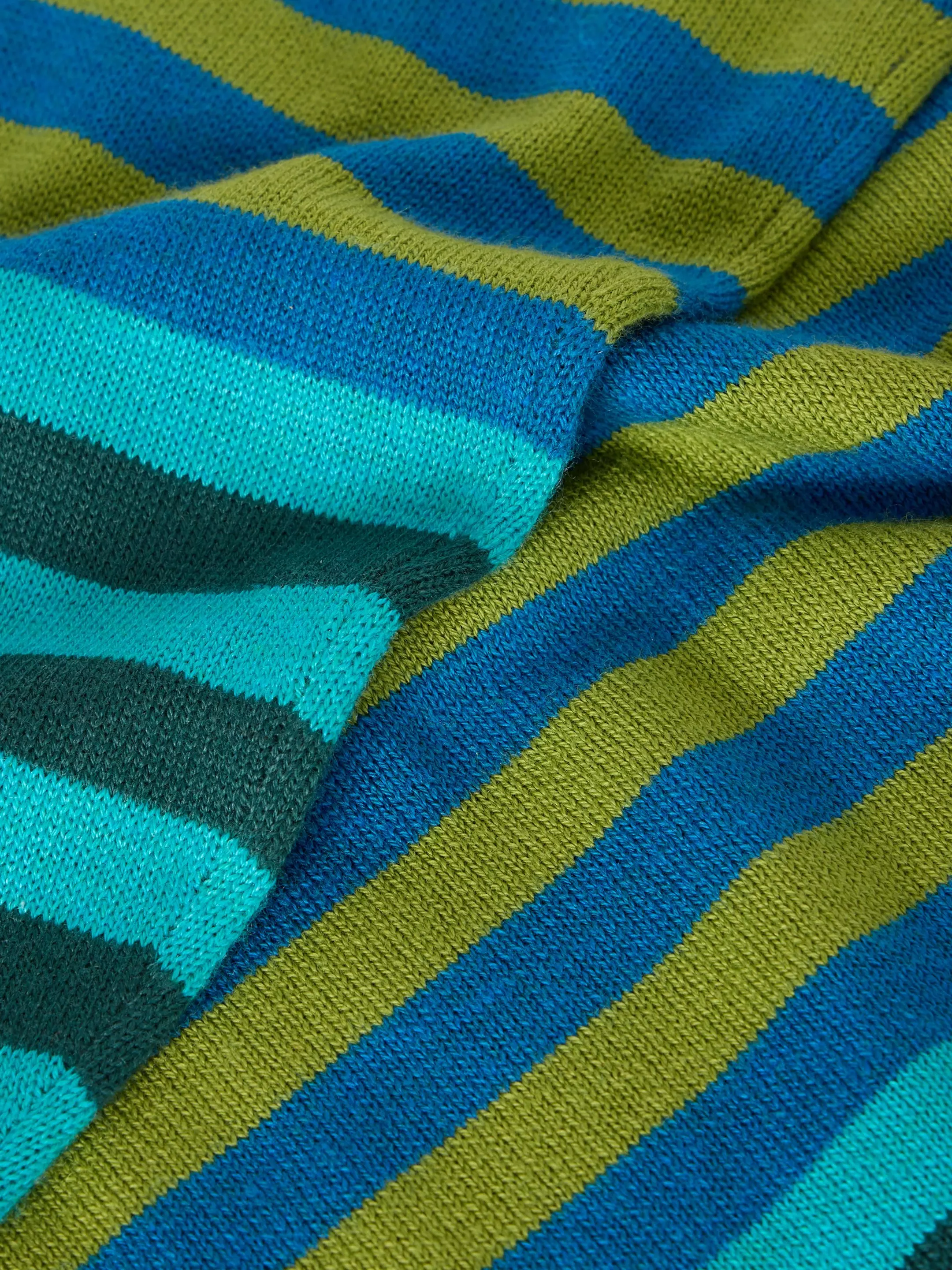 OLIVE STRIPED JUMPER 7 OLIVE STRIPED JUMPER