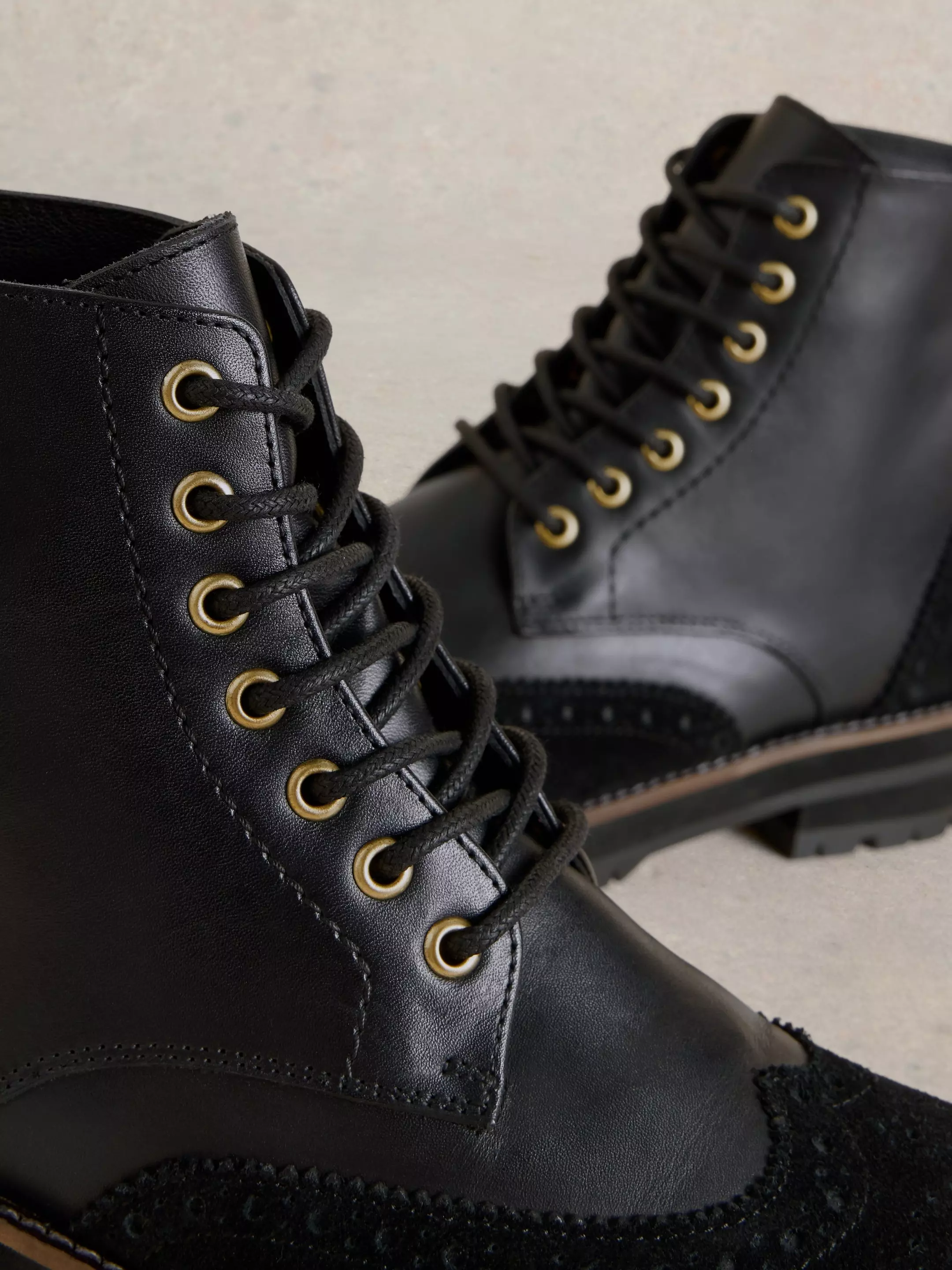 Bene Brogue Leather Boot 5 Bene Brogue Leather Boot