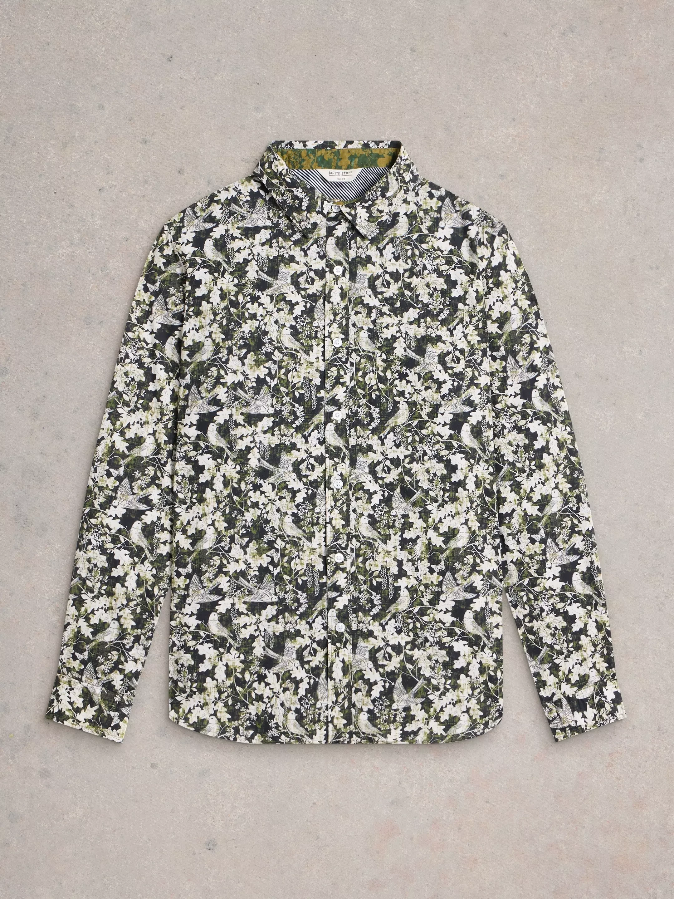 Hawthorn Bird Printed Shirt 7 Hawthorn Bird Printed Shirt