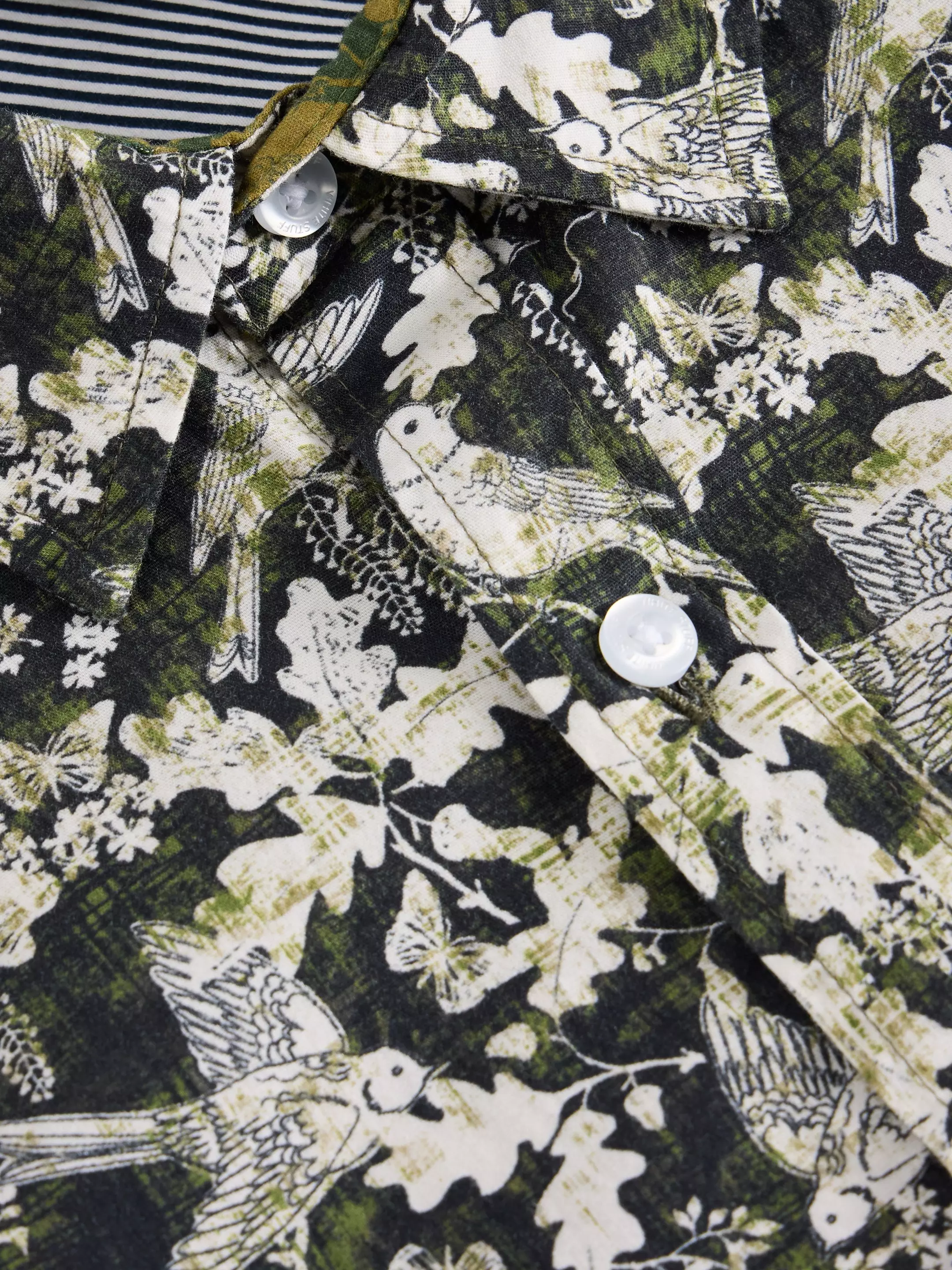 Hawthorn Bird Printed Shirt 8 Hawthorn Bird Printed Shirt