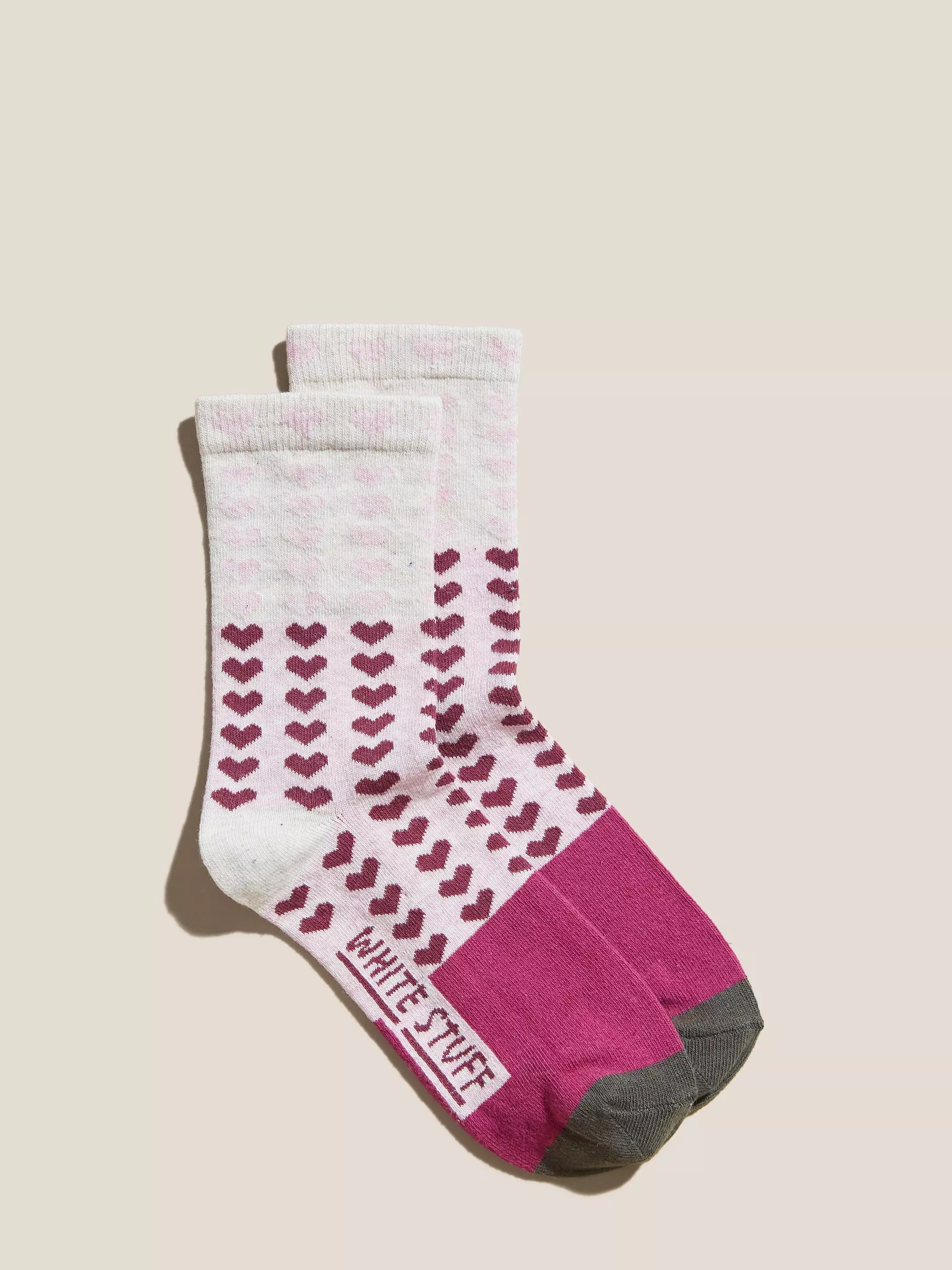 Patchwork Heart Socks