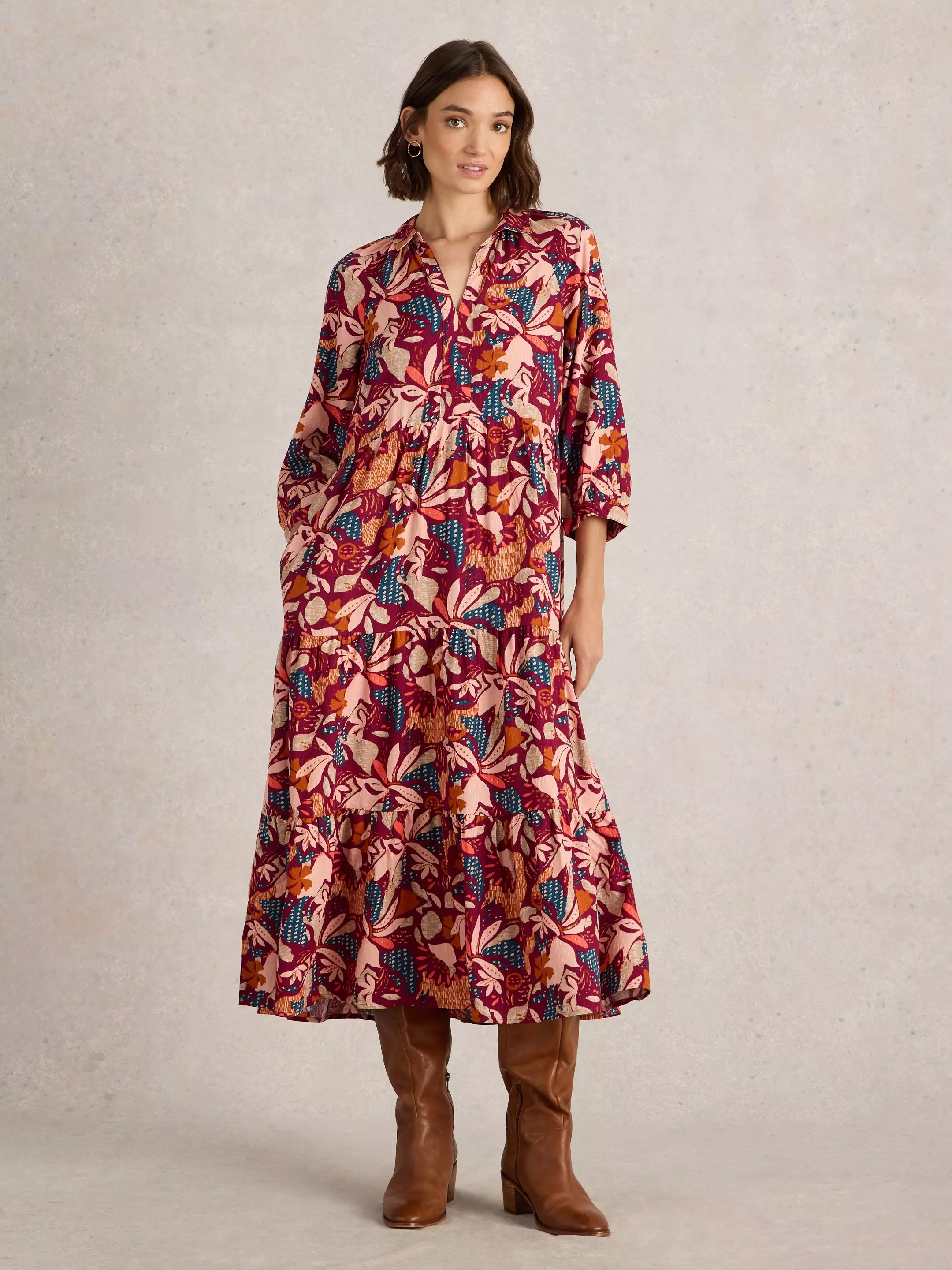 Virginia Tiered Shirt Dress 3 Virginia Tiered Shirt Dress