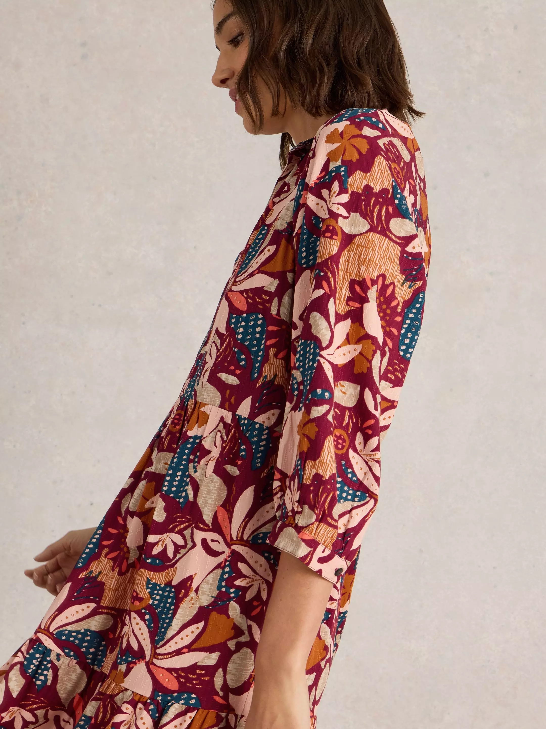 Virginia Tiered Shirt Dress 4 Virginia Tiered Shirt Dress