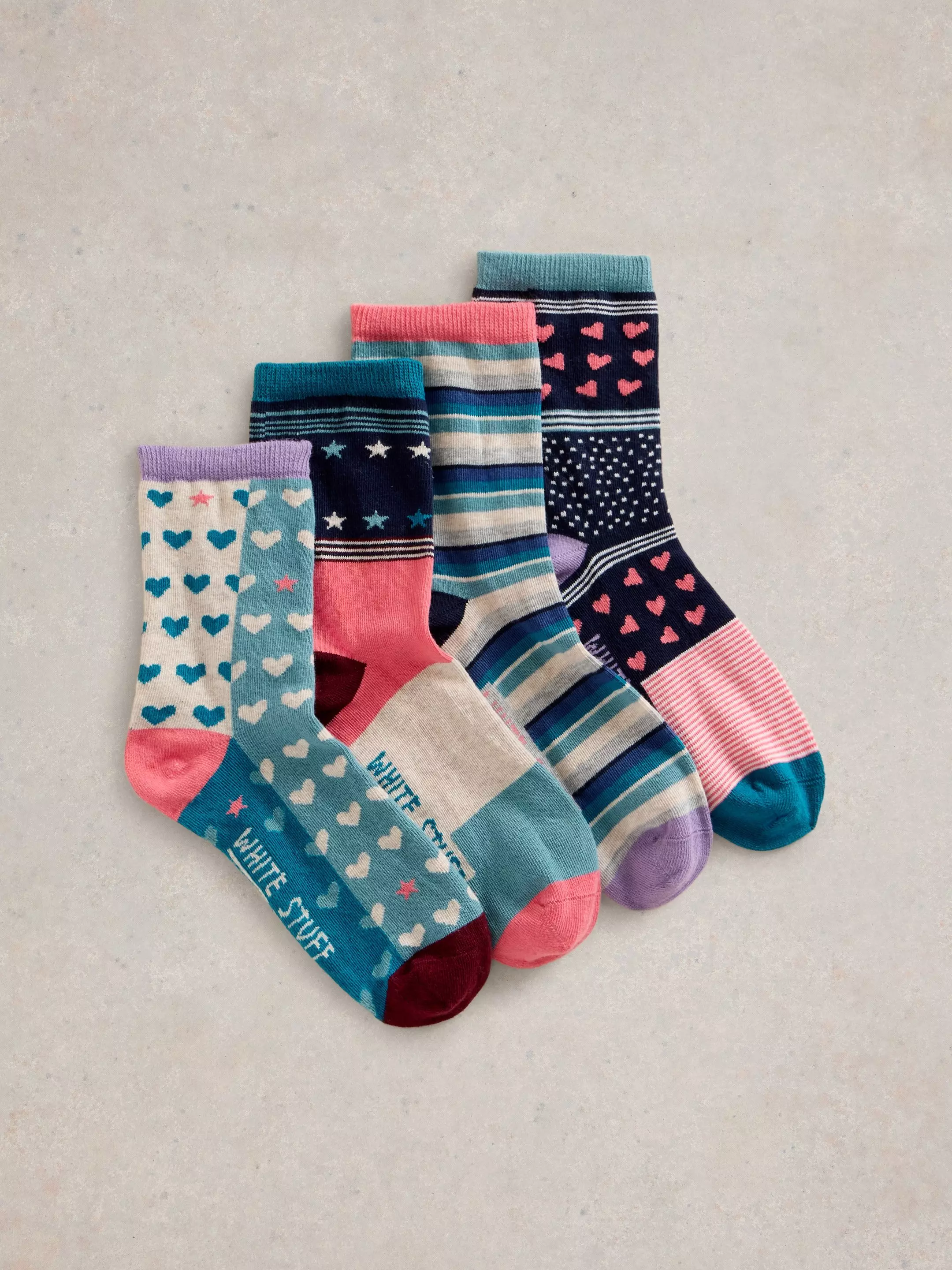4 Pack Hotch Potch Ankle Sock