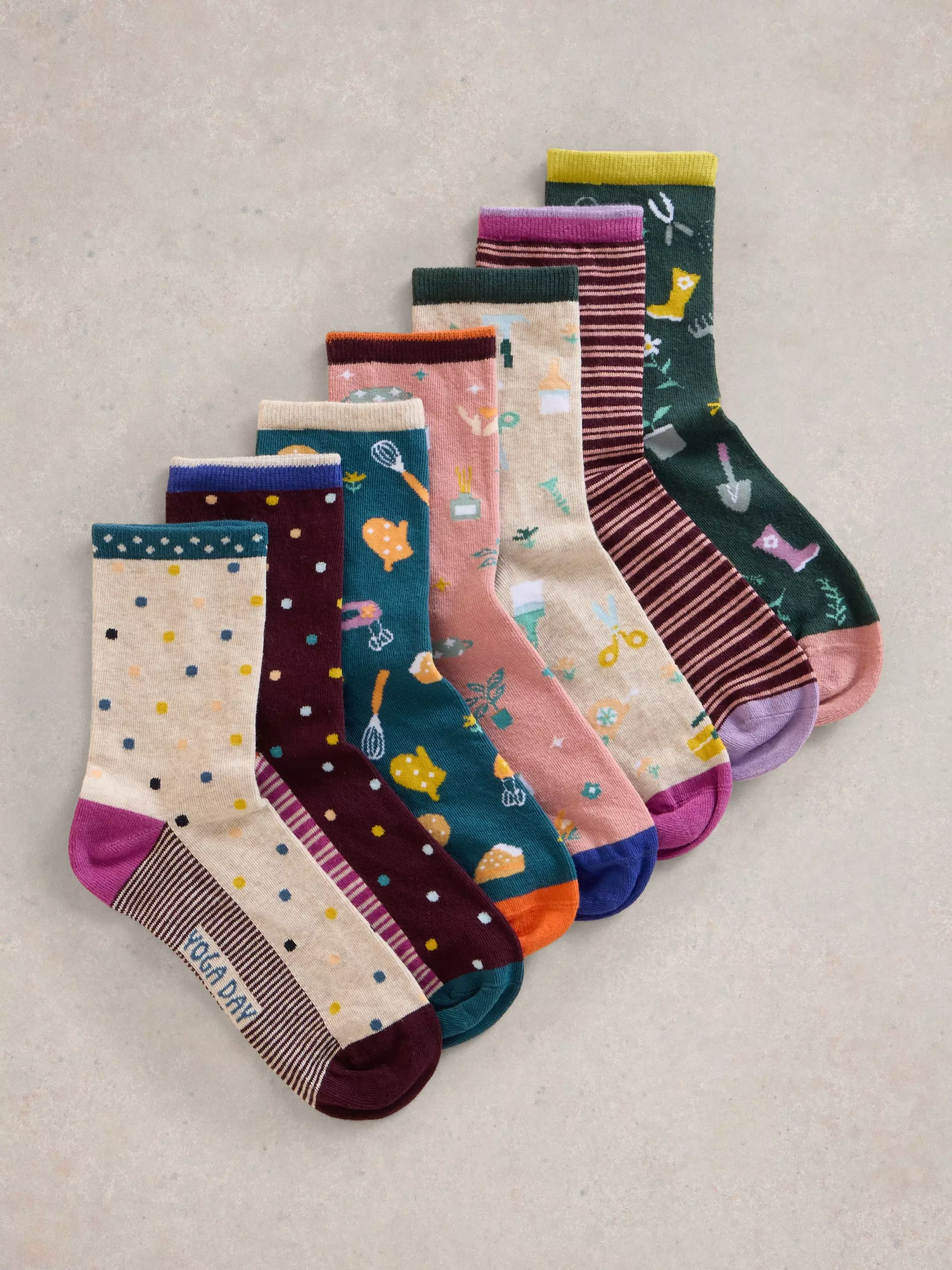 7 Pack Days of the Week Sock