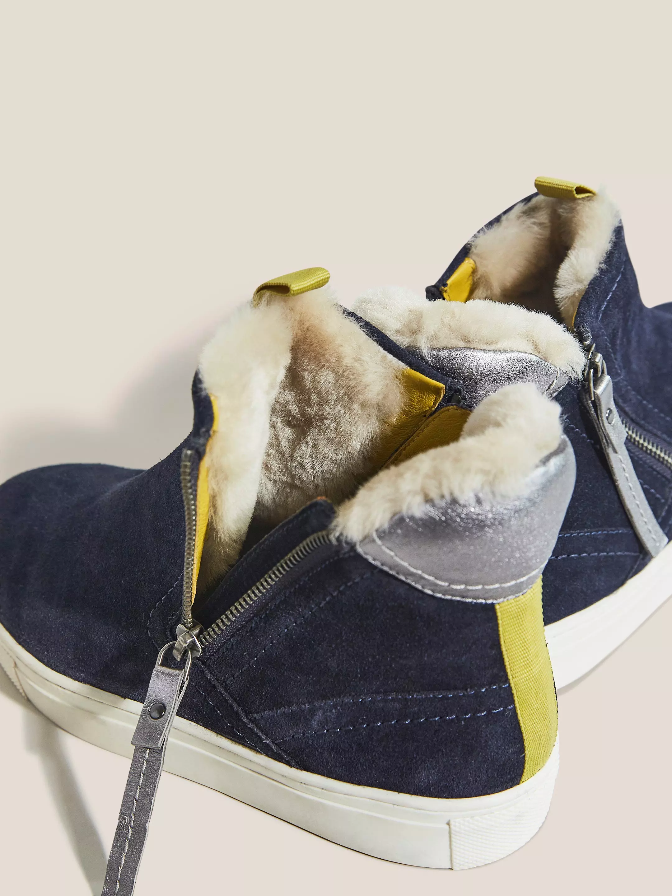 Shearling Suede Zip Bootie 5 Shearling Suede Zip Bootie