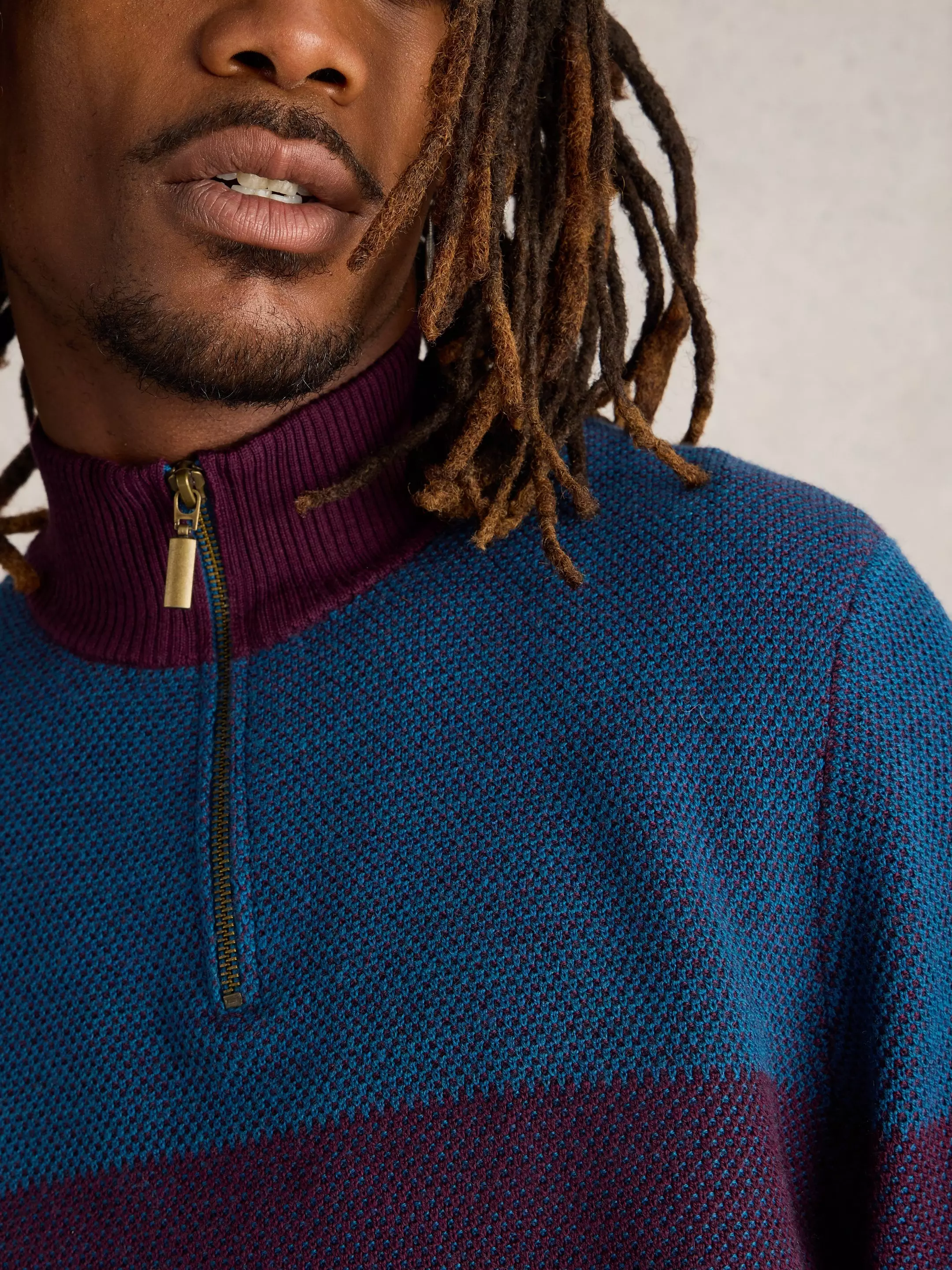 Newport Merino Wool Jacquard Funnel 4 Newport Merino Wool Jacquard Funnel