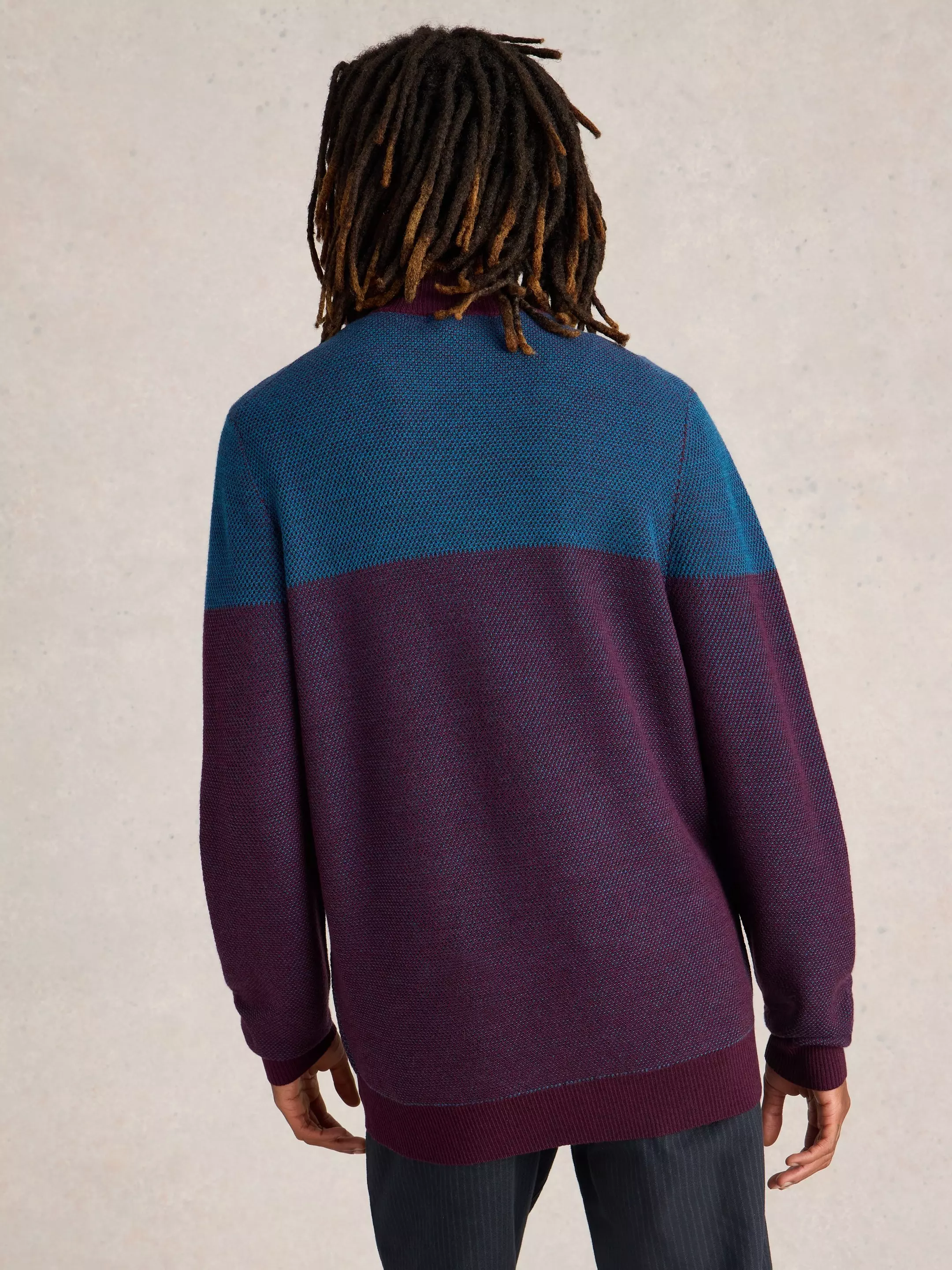 Newport Merino Wool Jacquard Funnel 5 Newport Merino Wool Jacquard Funnel