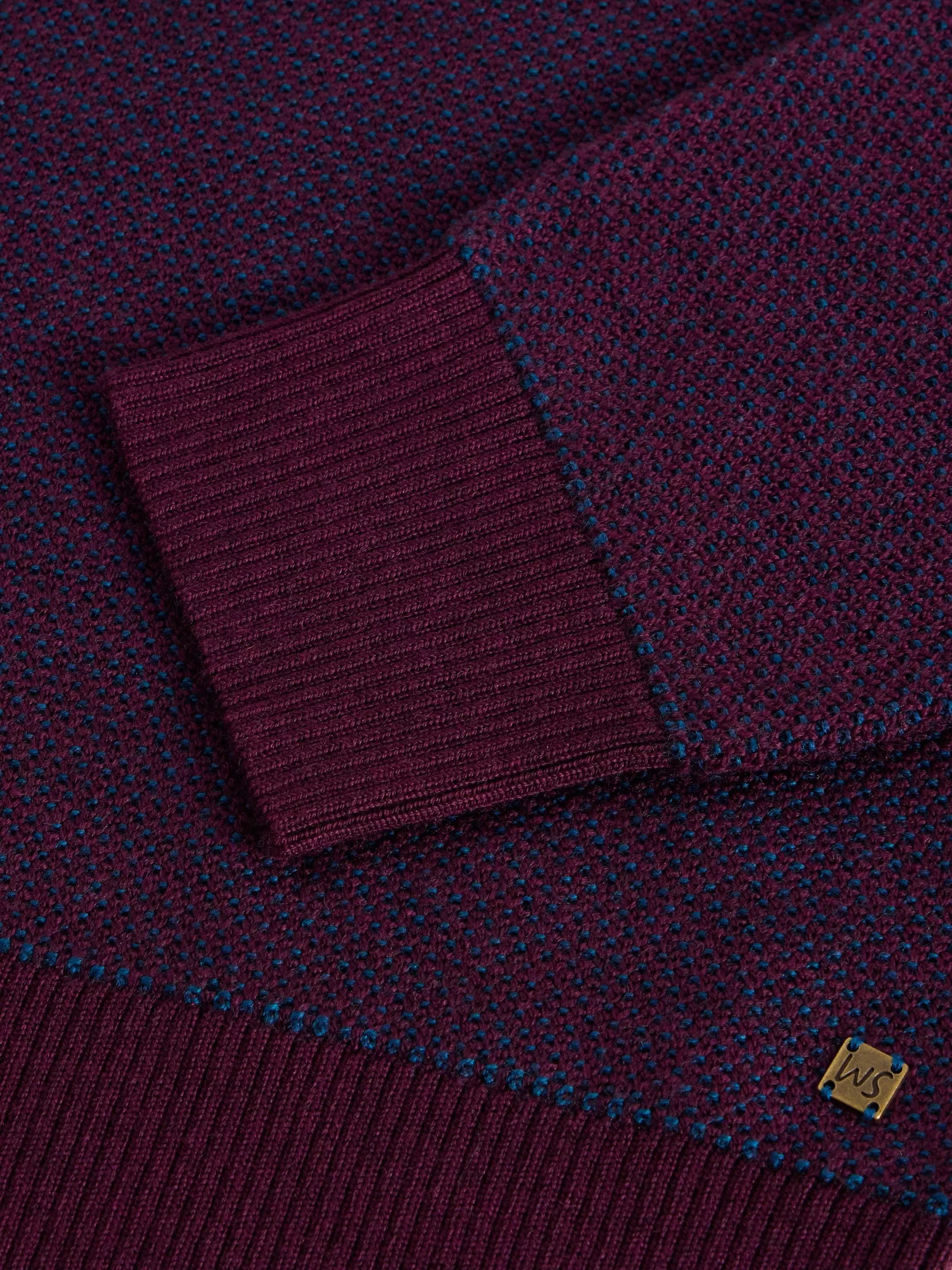 Newport Merino Wool Jacquard Funnel 7 Newport Merino Wool Jacquard Funnel
