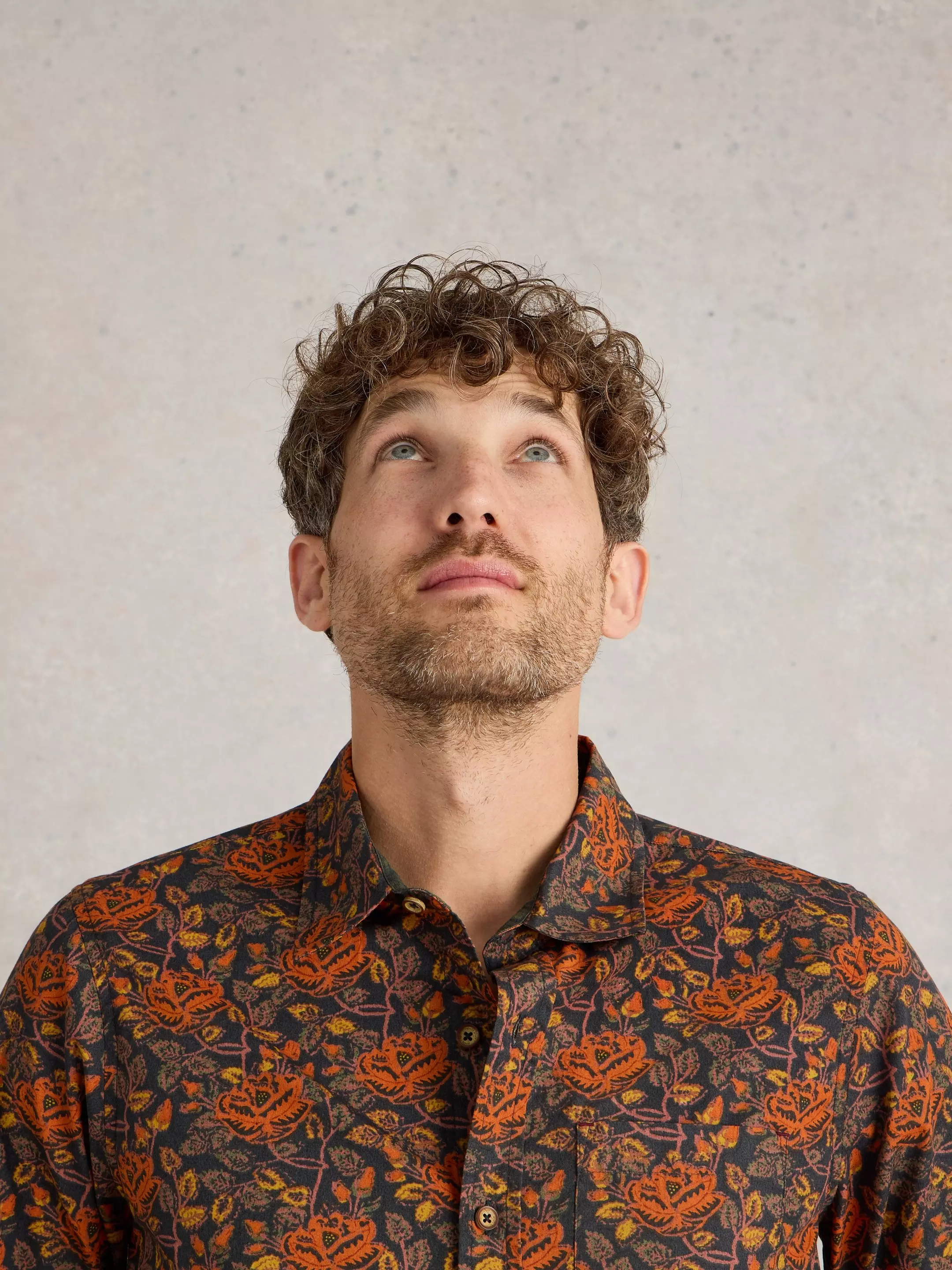 Block Floral Printed Shirt 4 Block Floral Printed Shirt