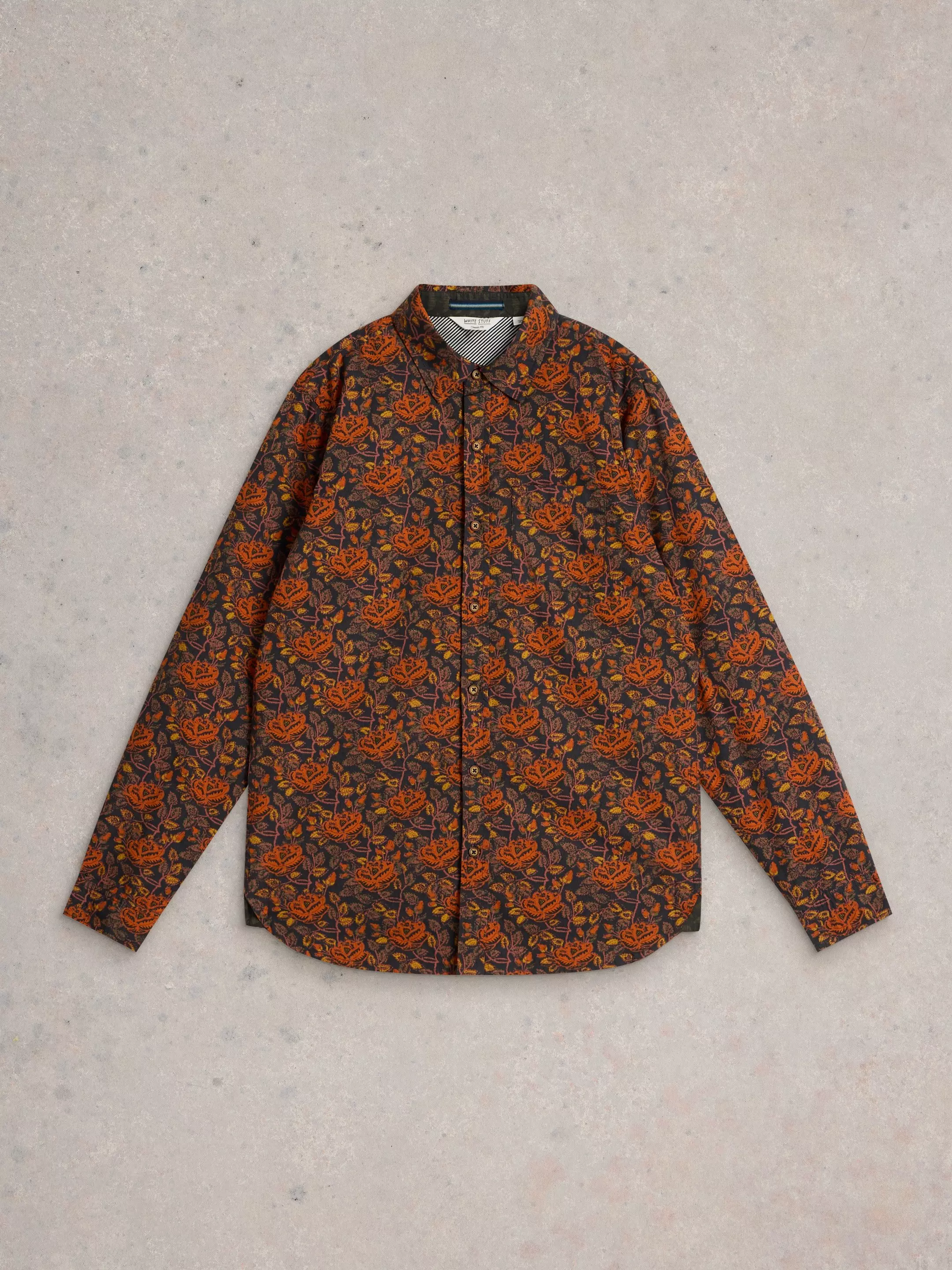 Block Floral Printed Shirt 6 Block Floral Printed Shirt