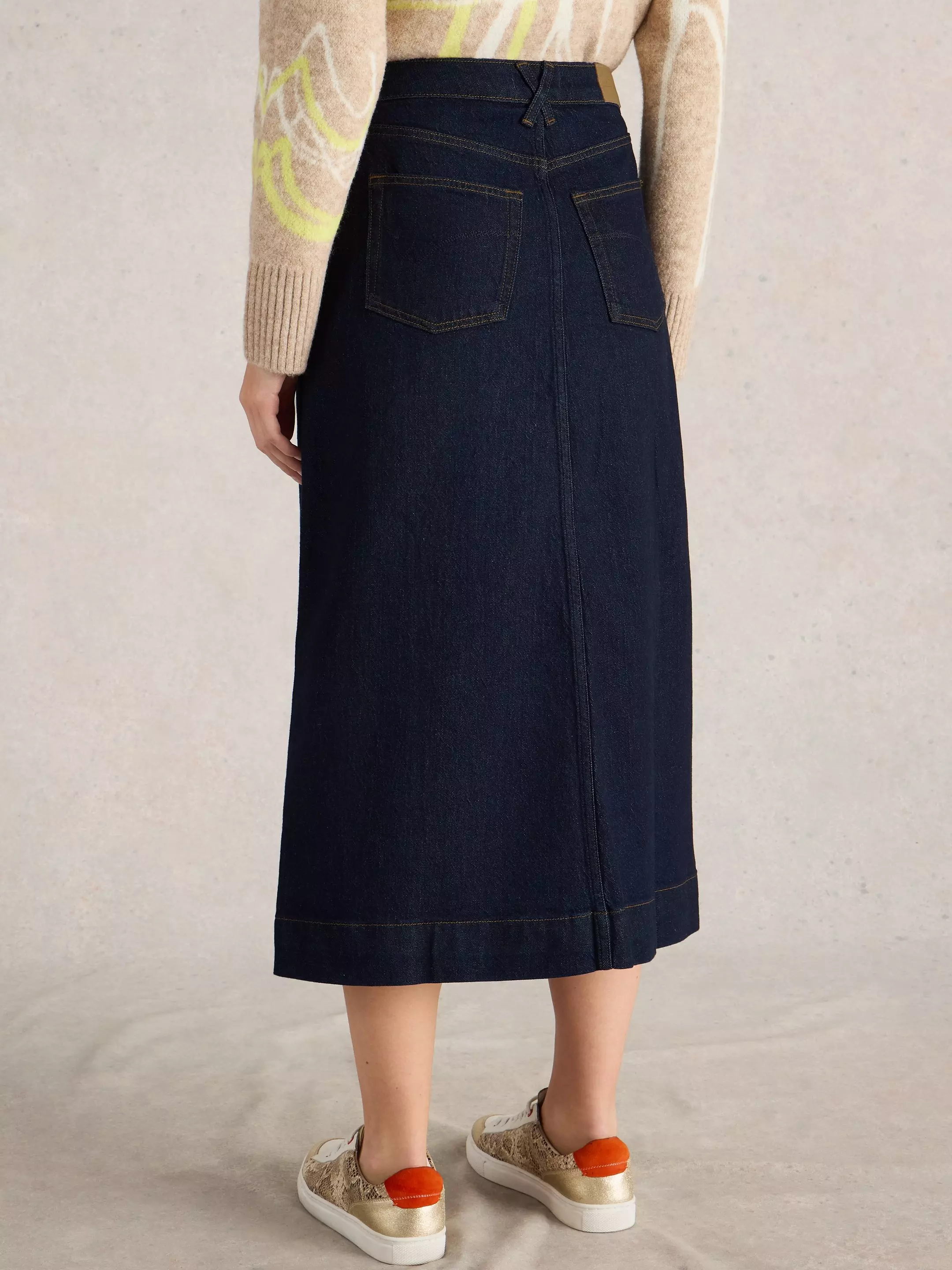 Allie Midi Skirt Denim 5 Allie Midi Skirt Denim