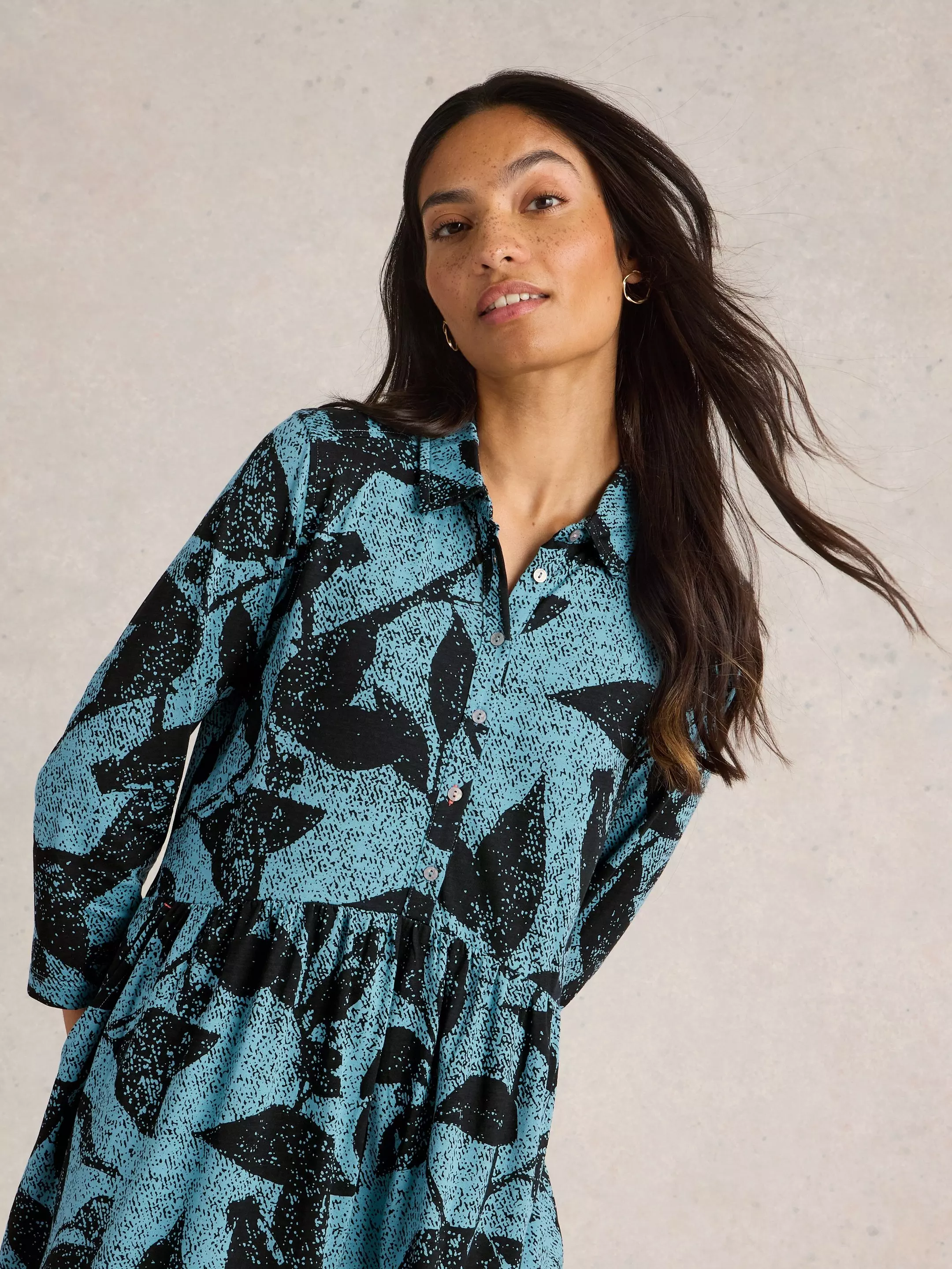 Everly Jersey Shirt Dress 4 Everly Jersey Shirt Dress