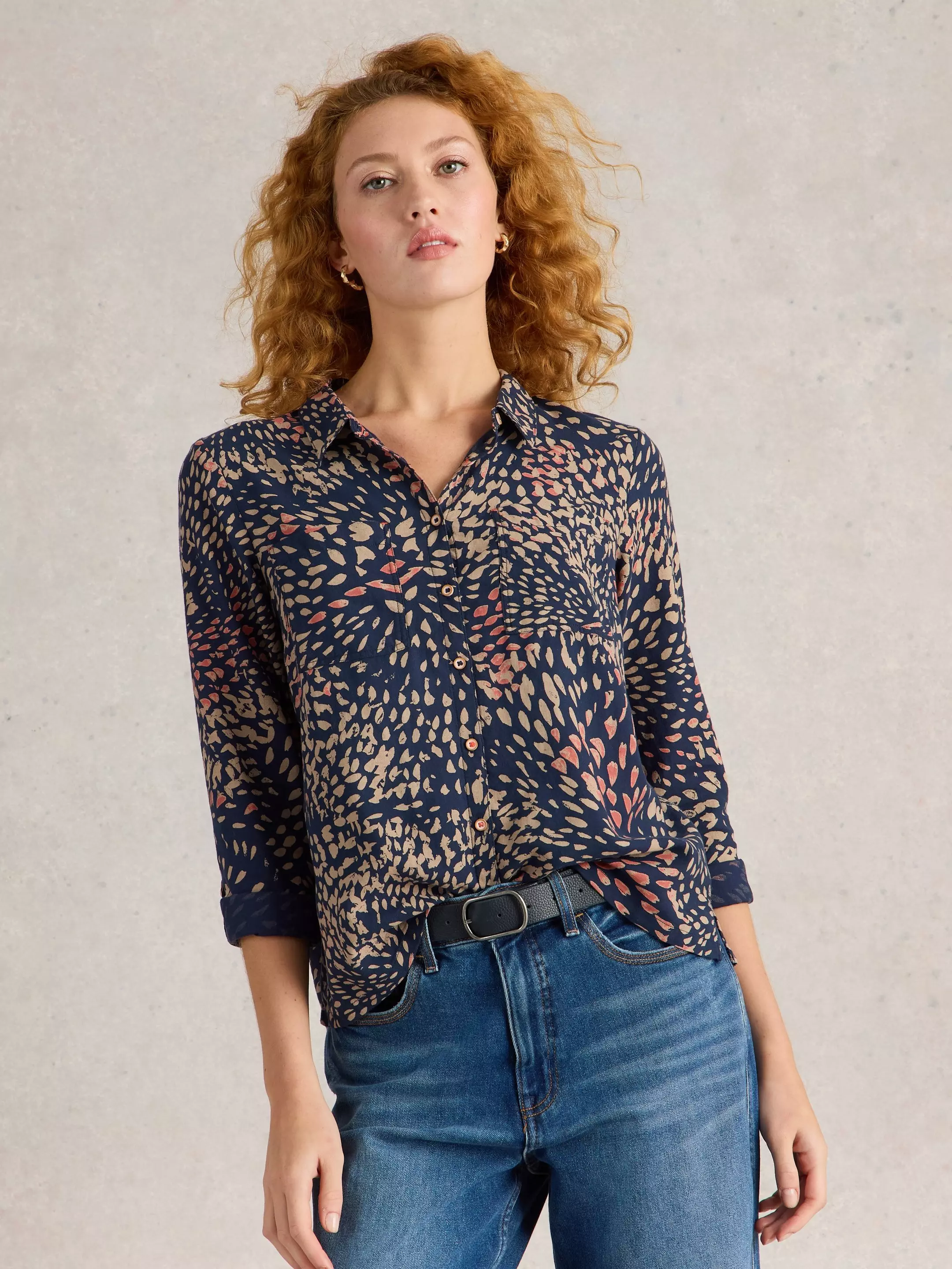 Sophie Organic Cotton Long Sleeve Shirt