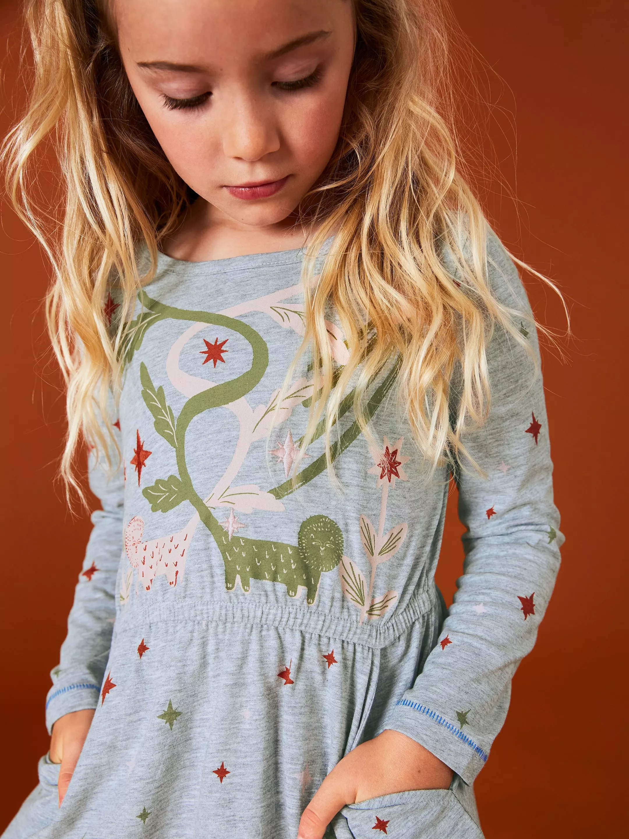 Mia Long Sleeve Jersey Dress